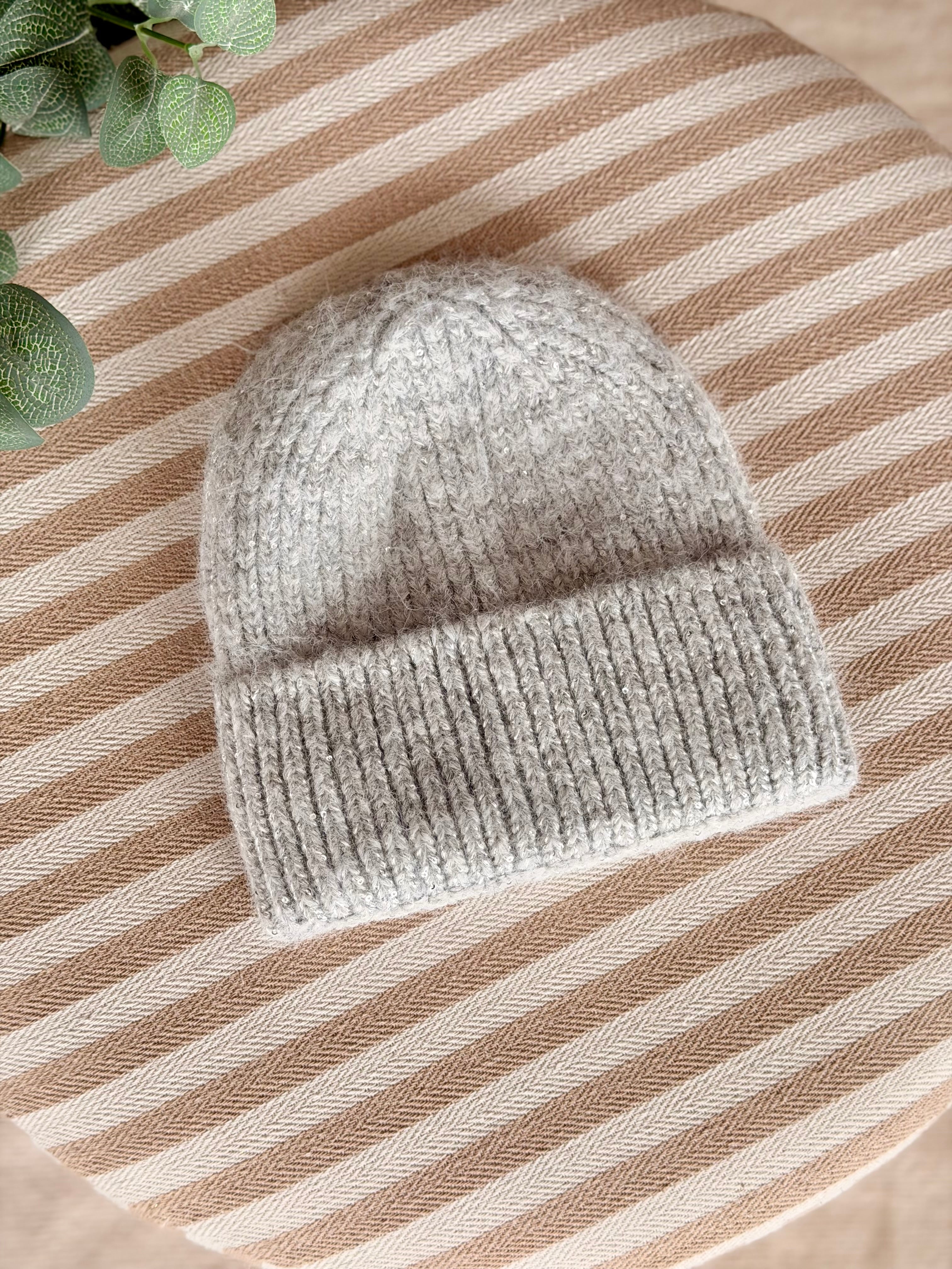 Bonnet en laine avec sequins ÉLOI