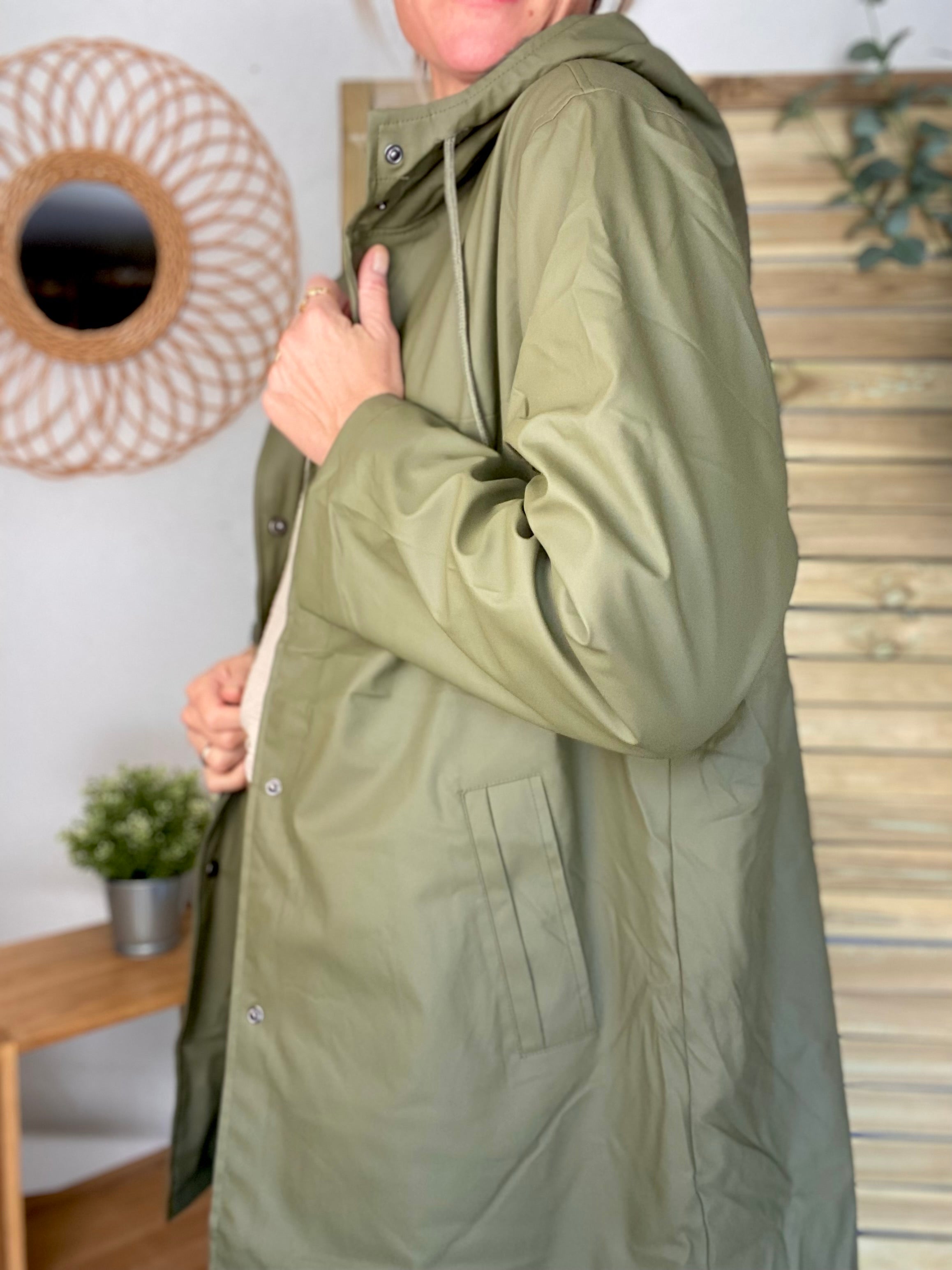 ⚡️ PÉPITES FRIDAY - Parka fourrée Imperméable Kaki - RILEY