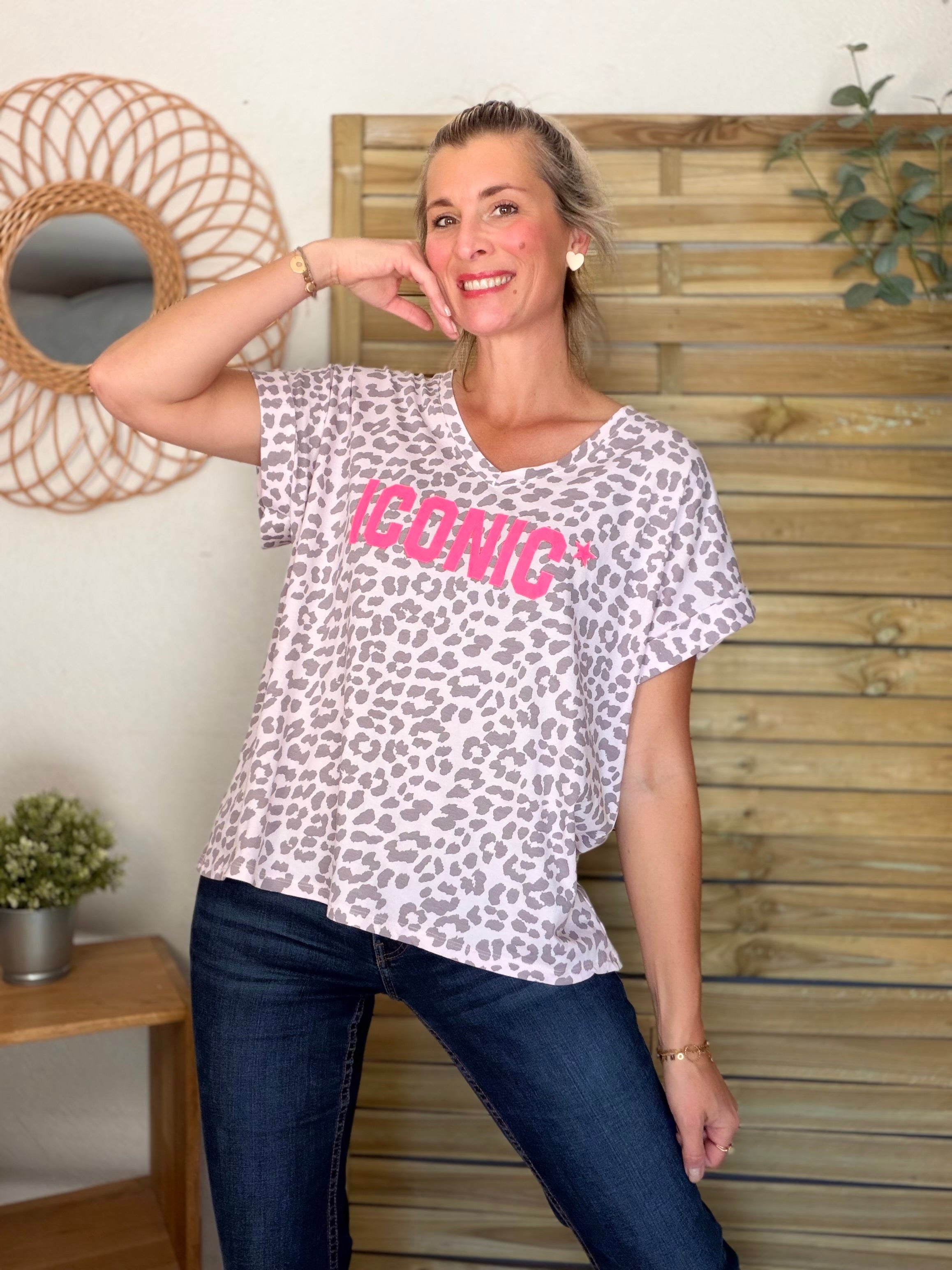 Top léo ICONIC col V - SHAUNA Rose