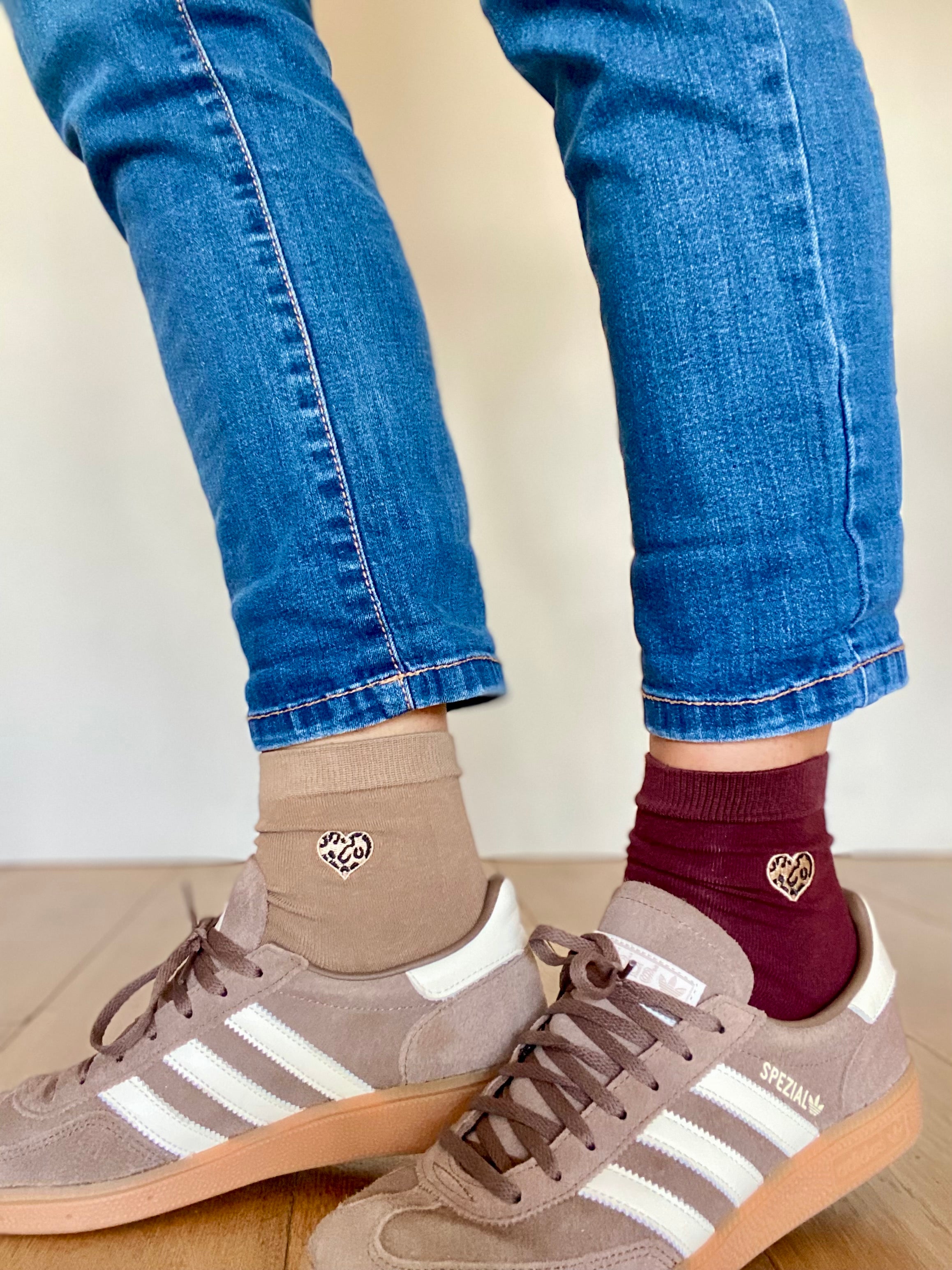 Chaussettes Coeur Léo 🐆 SANDY