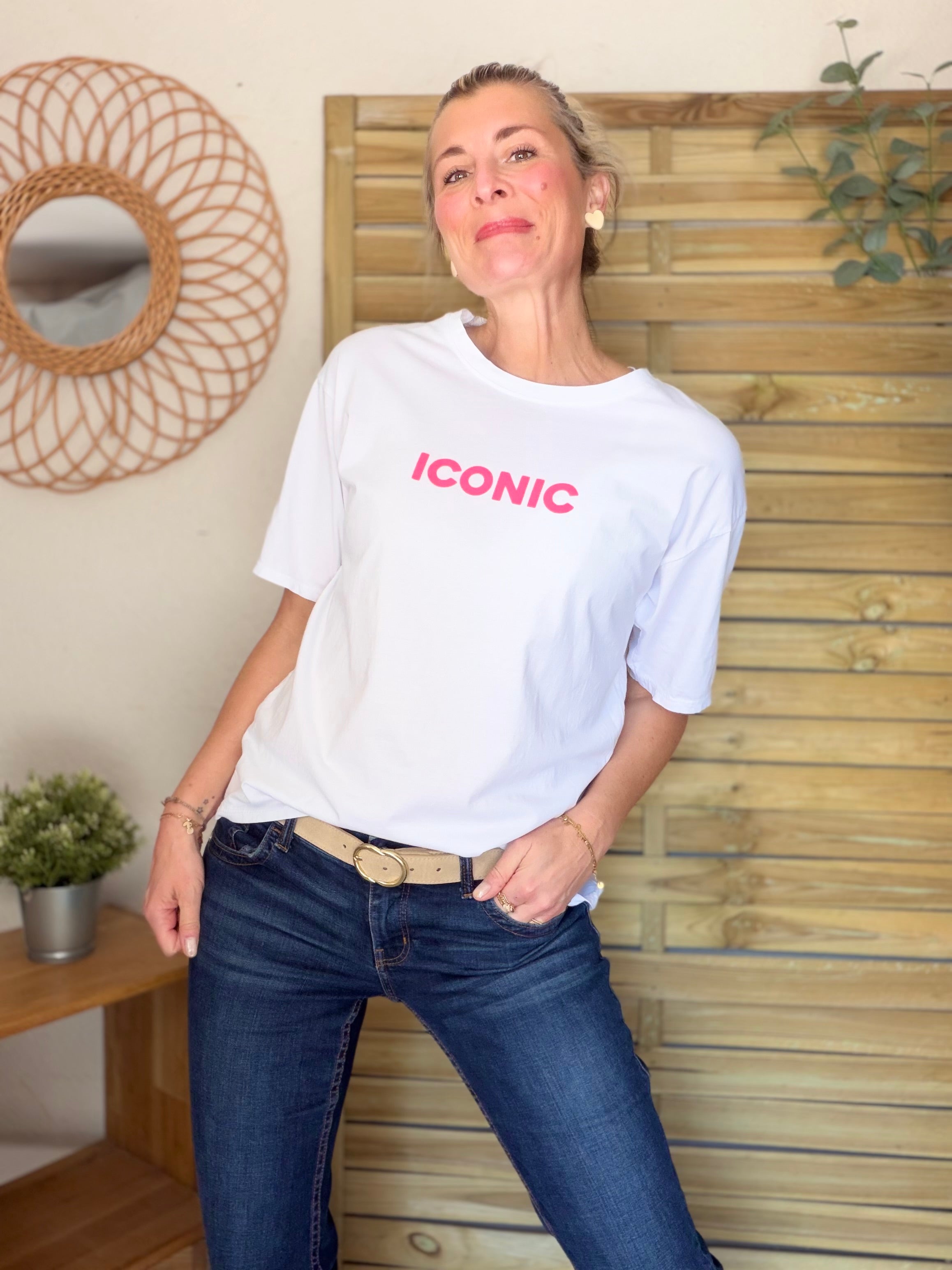 Tee shirt ICONIC DANA Blanc