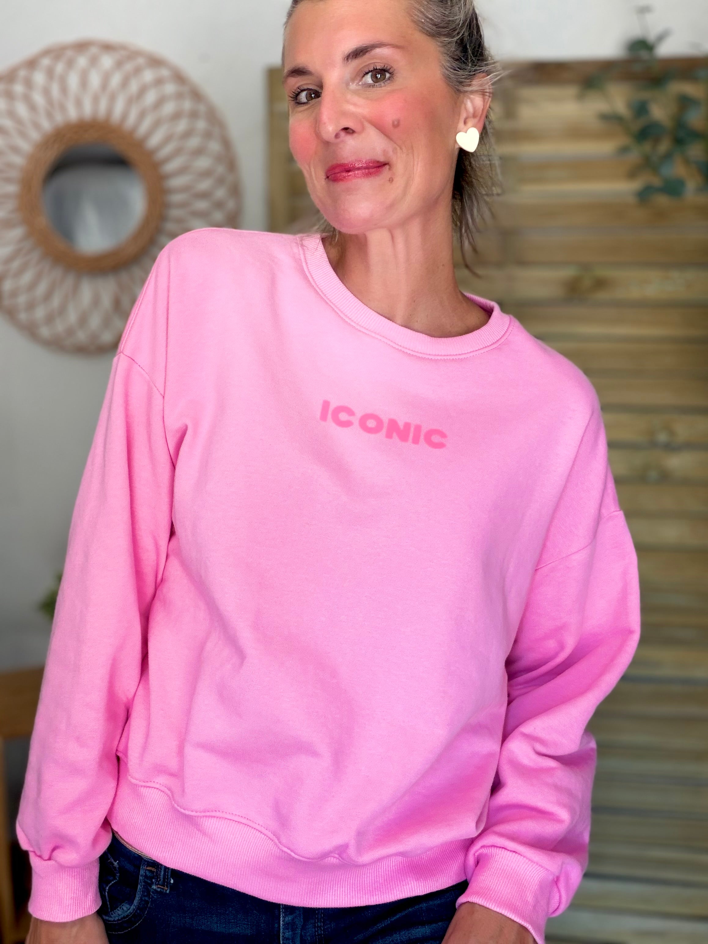 Sweat ICONIC COLINE - Rose