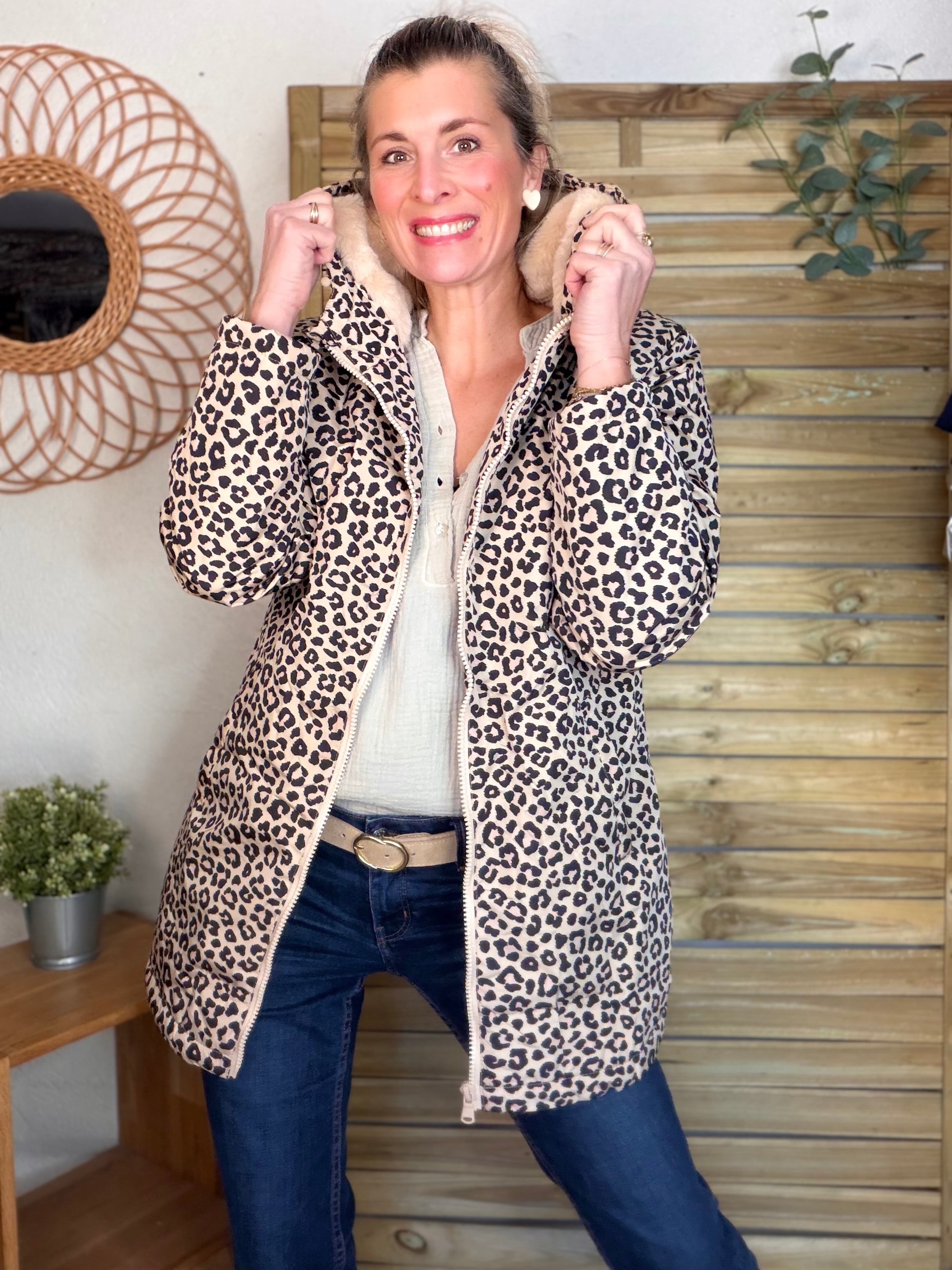 ⚡️ ARRIVAGE - Parka Imperméable fourré ALICE - Léo beige