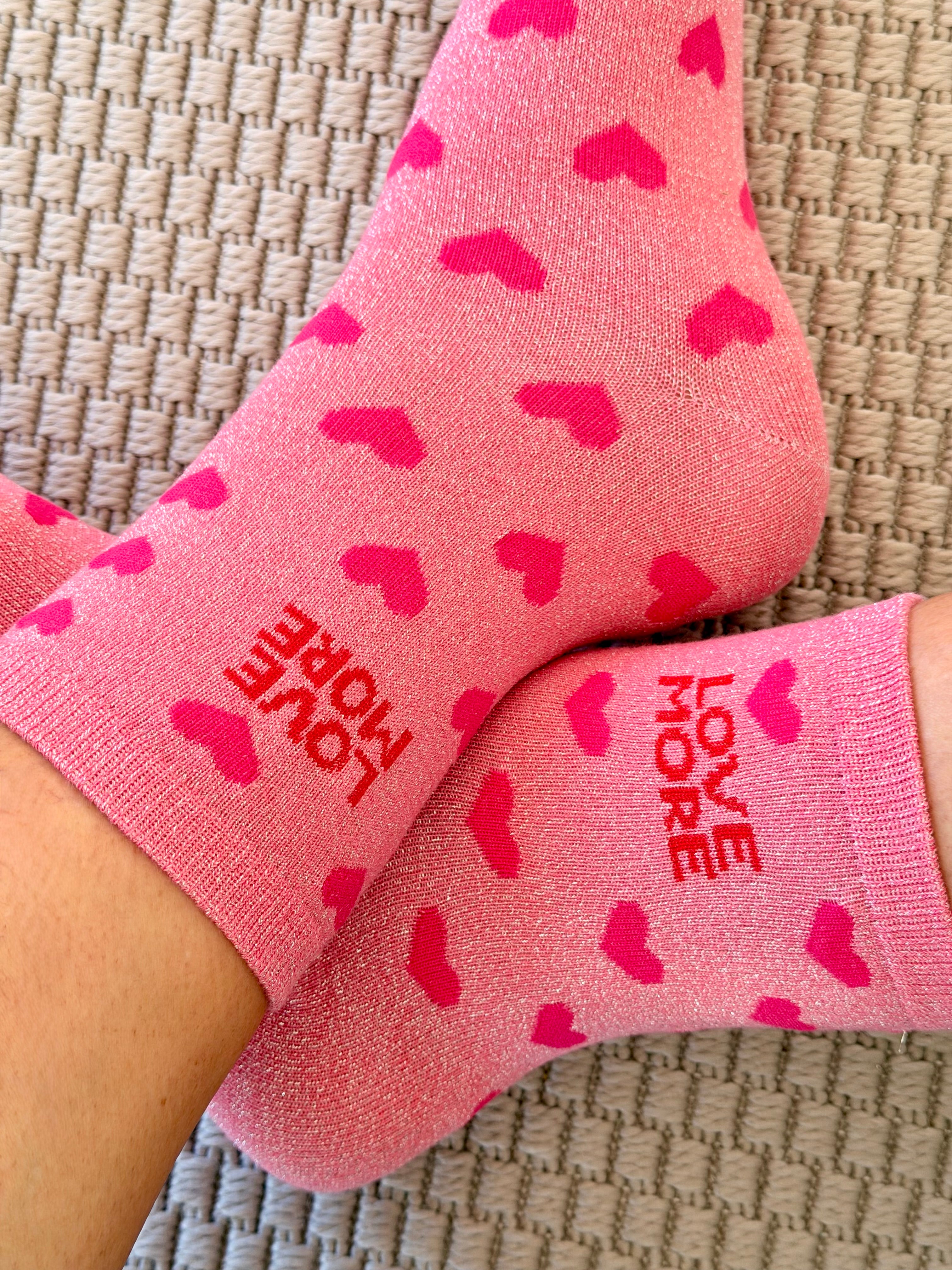Chaussettes ZORA - Cœurs ♥️ LOVE MORE