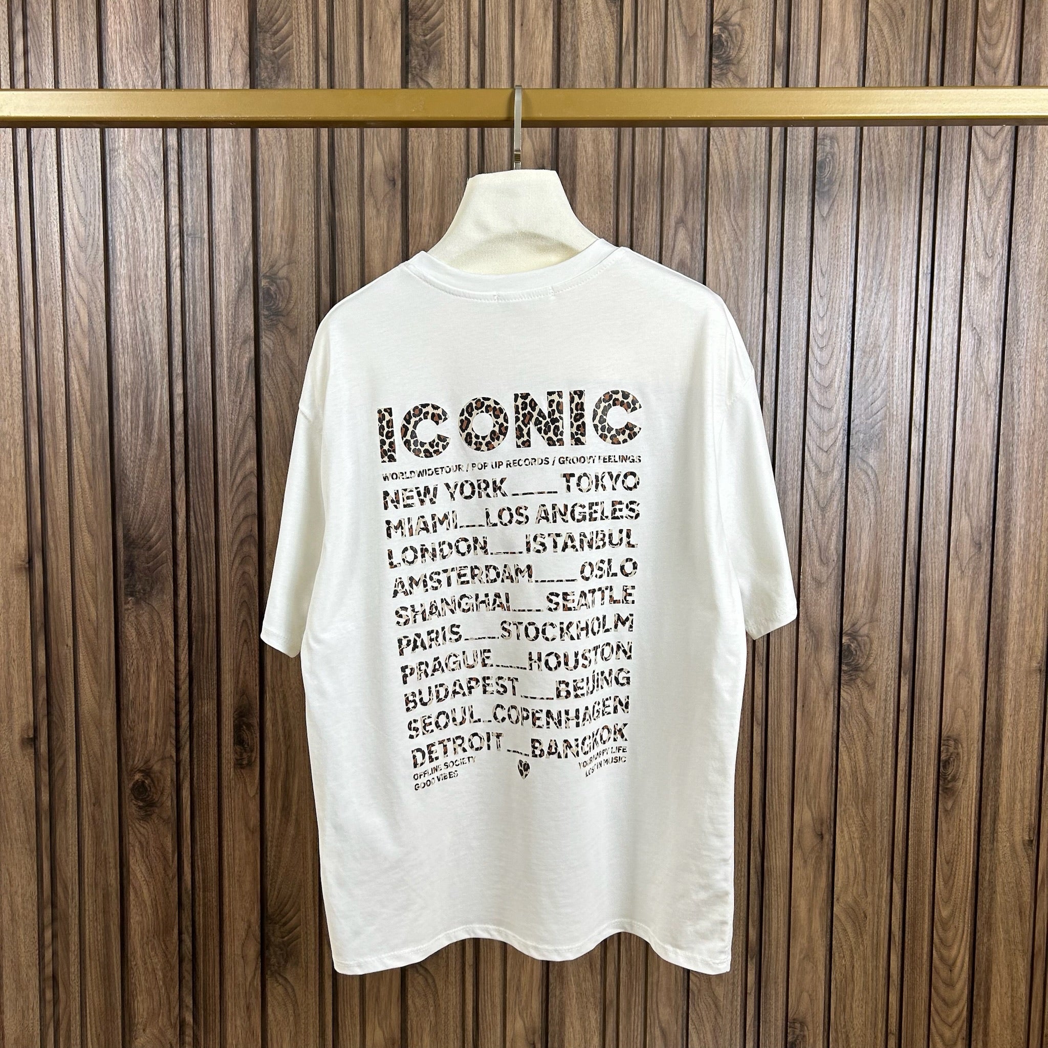 Tee shirt ICONIC Léo LÉONA Blanc