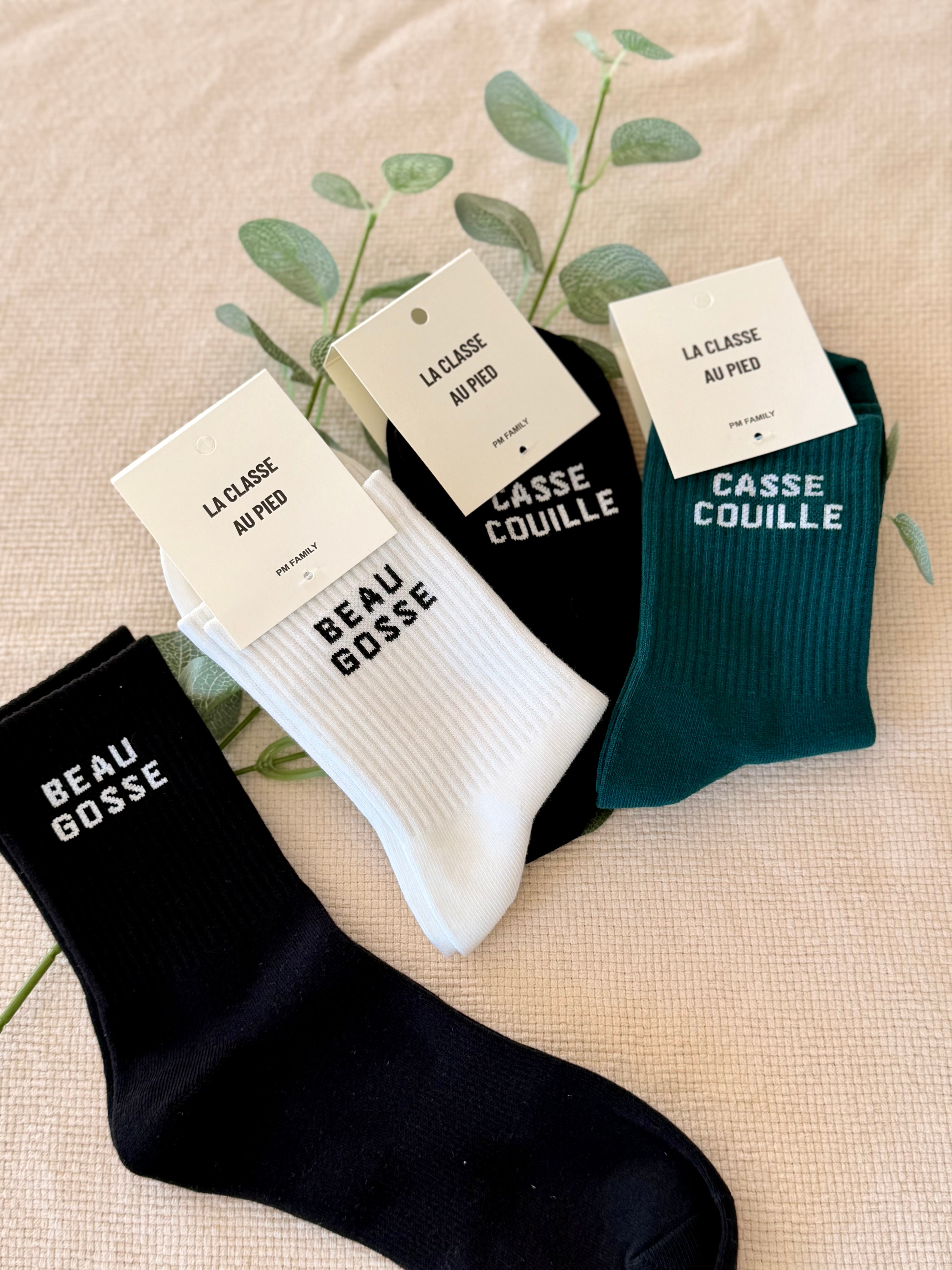 Chaussettes à message LA CLASSE AU PIED - ZACK