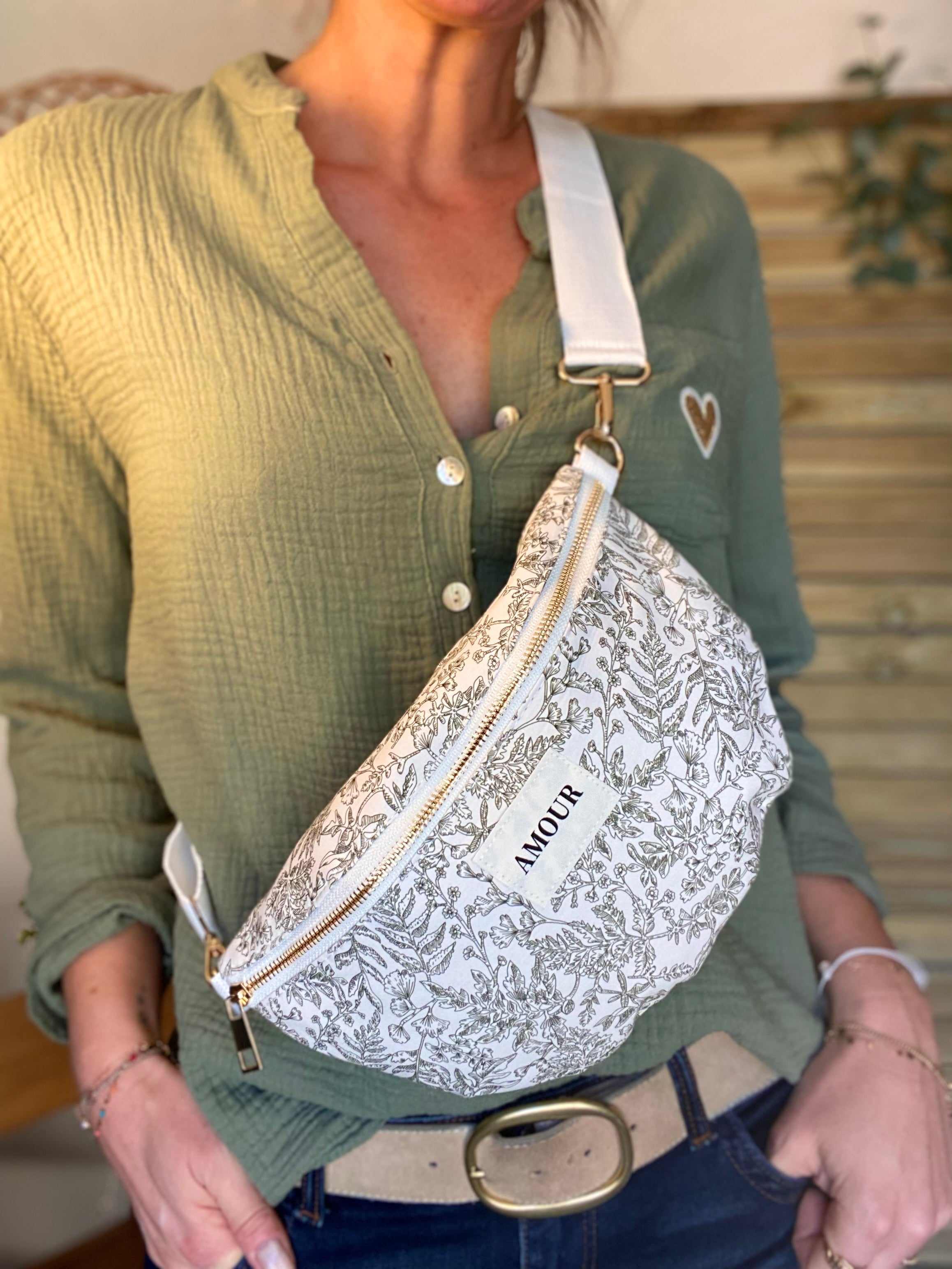 Sac banane L - BONNIE - Wild vert