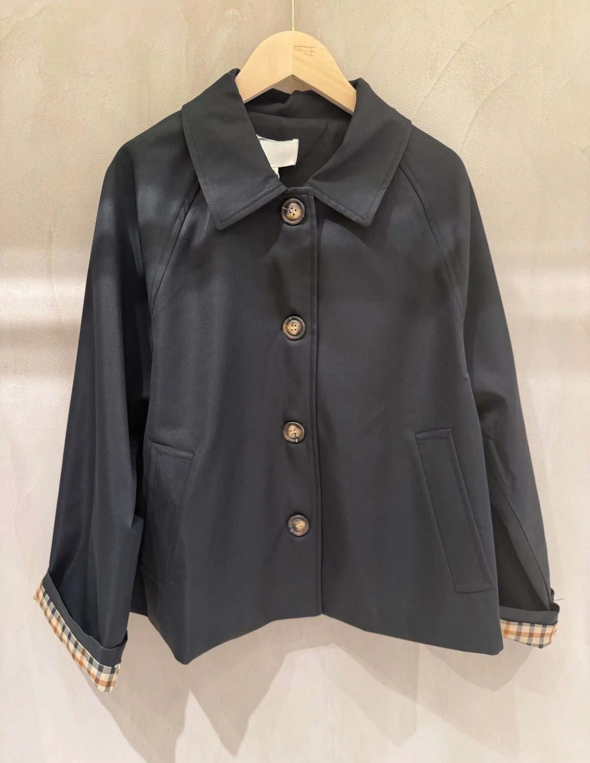⚡️ ARRIVAGE • Veste Trench, doublure à carreaux DANA Noir