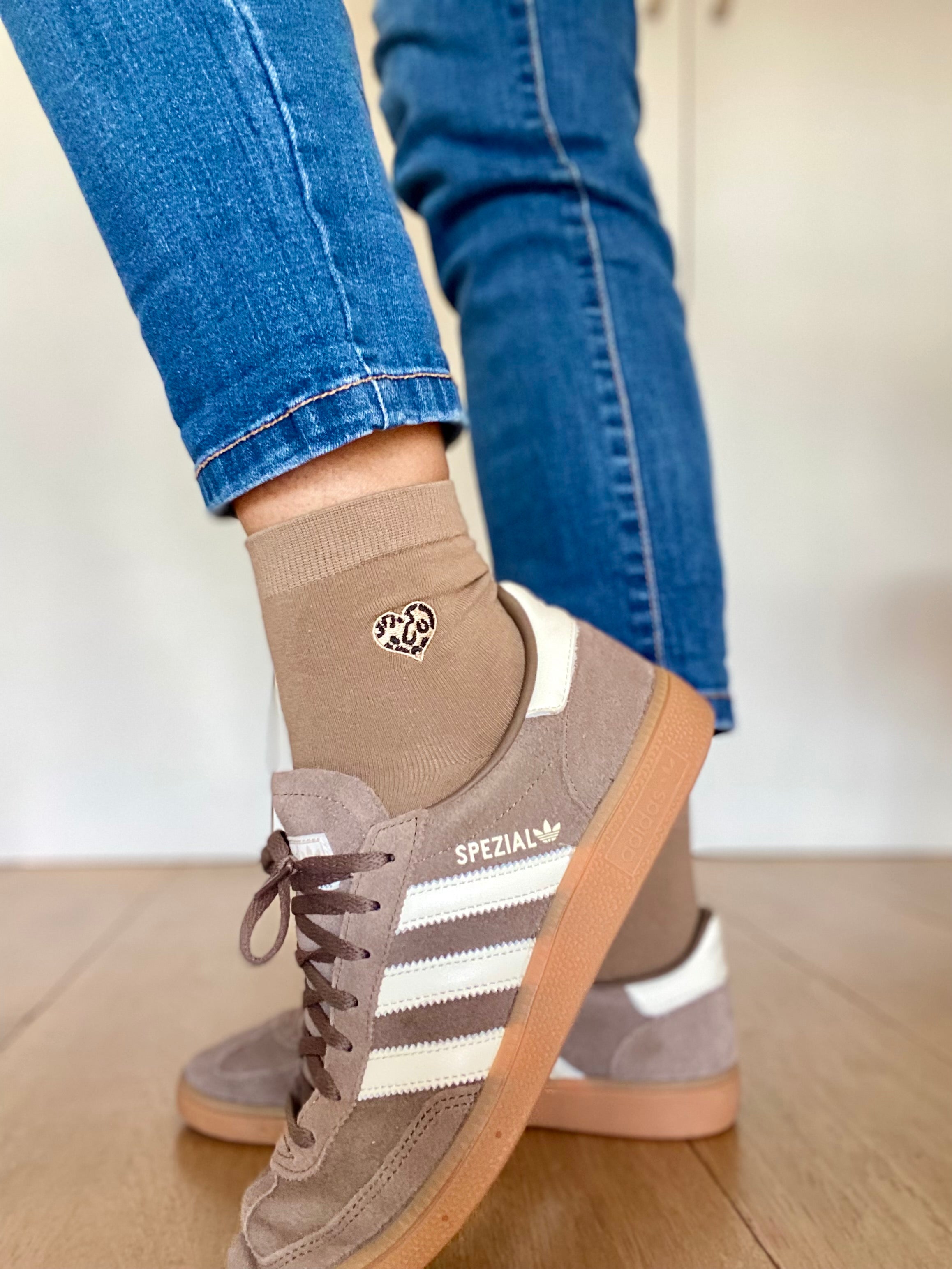 Chaussettes Coeur Léo 🐆 SANDY