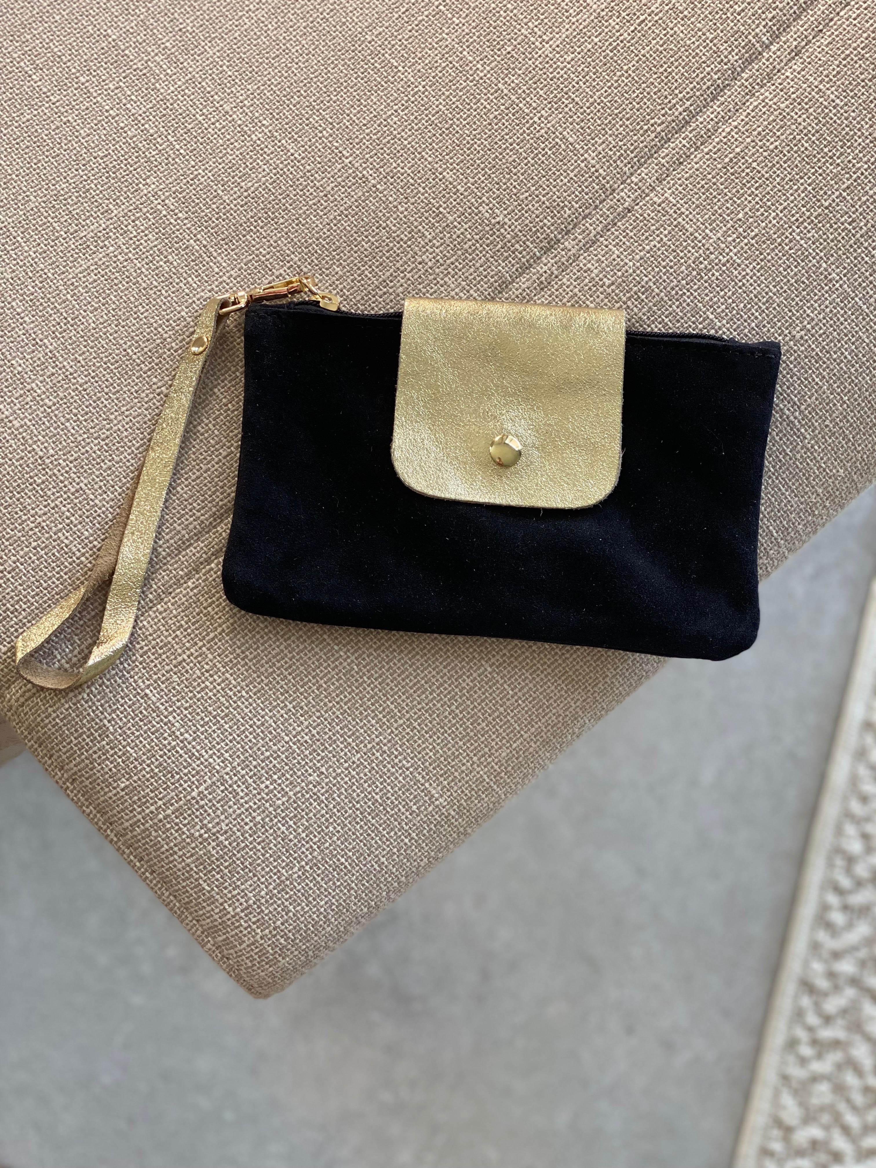 Pochette à main en cuir - BERTILLE