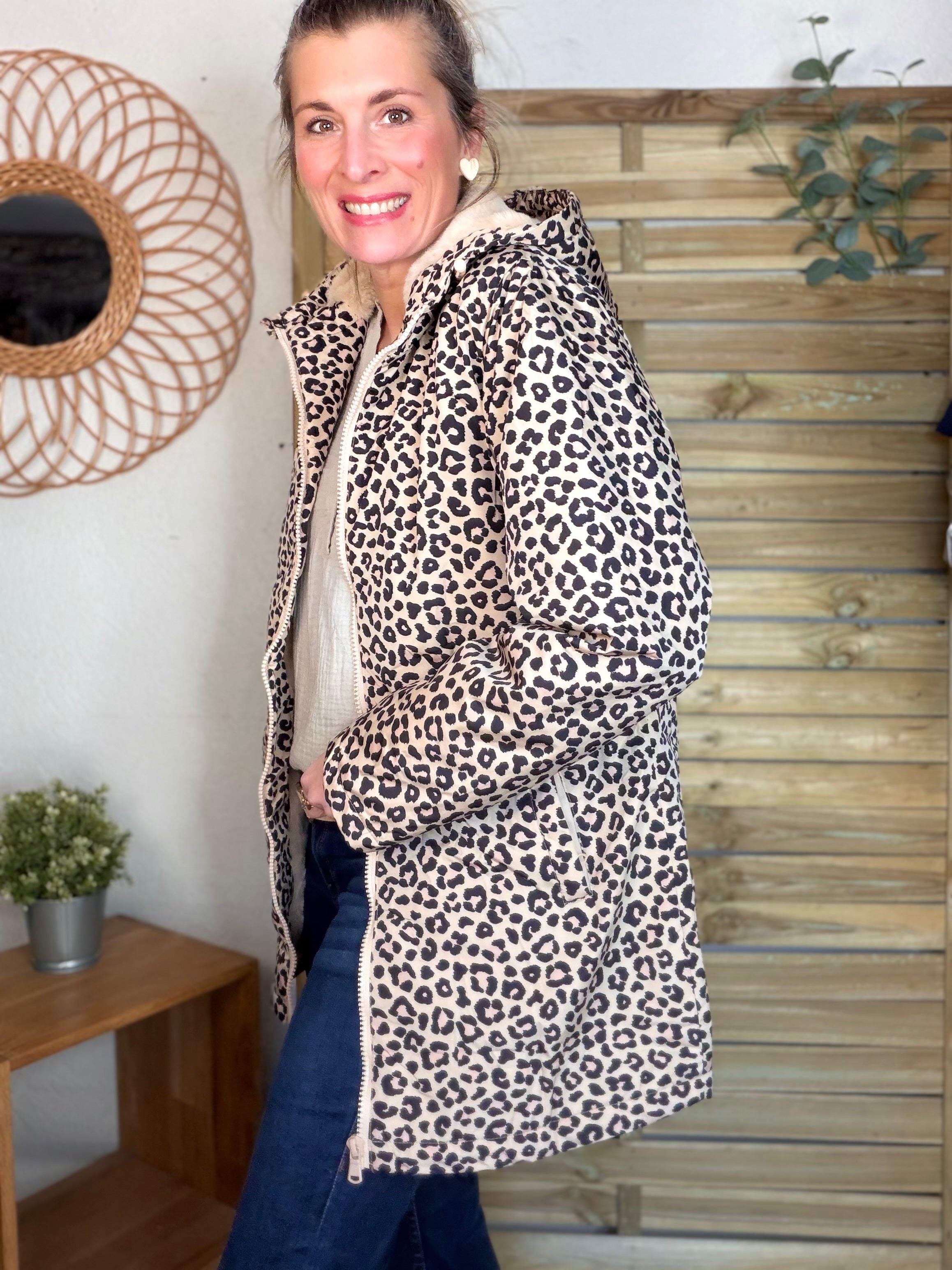 ⚡️ ARRIVAGE - Parka Imperméable fourré ALICE - Léo beige