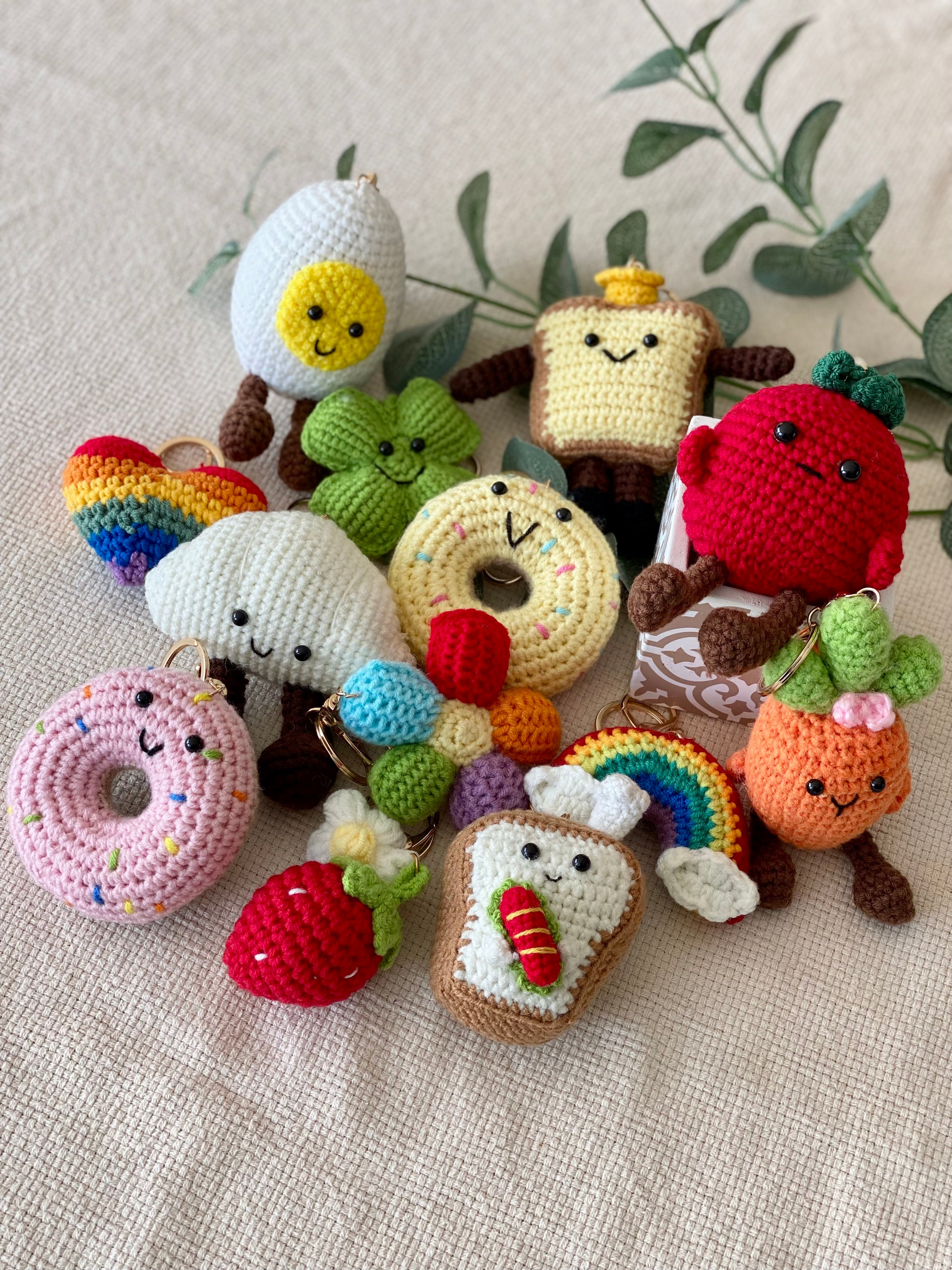 Porte-clefs Grigri en crochet ANATOLE