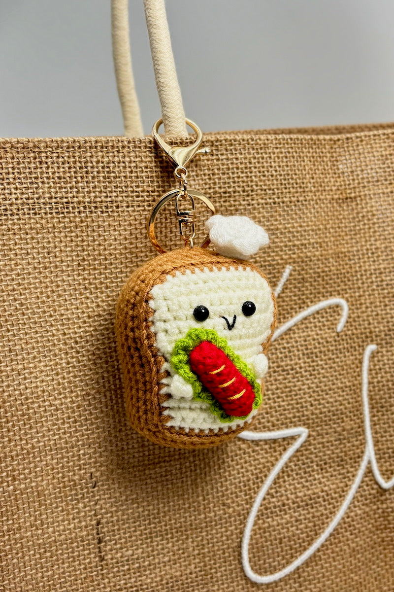 Porte-clefs Grigri en crochet ANATOLE
