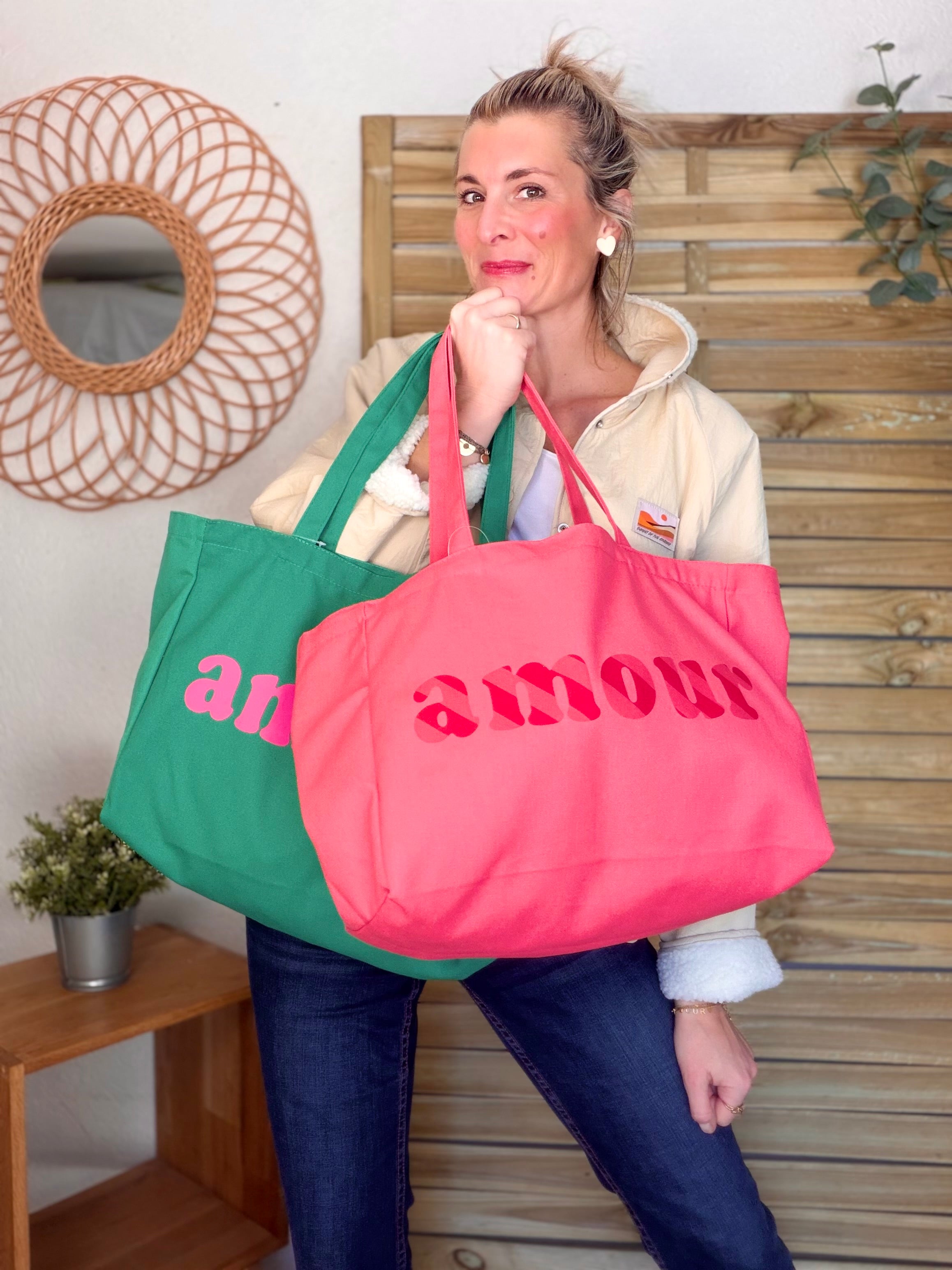 Grand cabas Tote bag amour BELLY