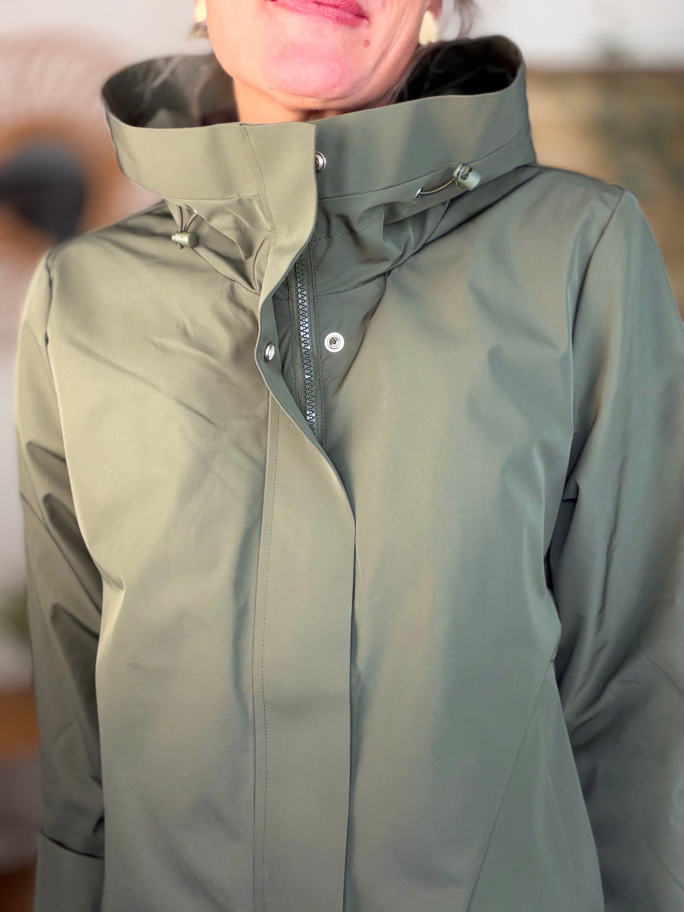 Imperméable LAURENCE mi-long - Kaki