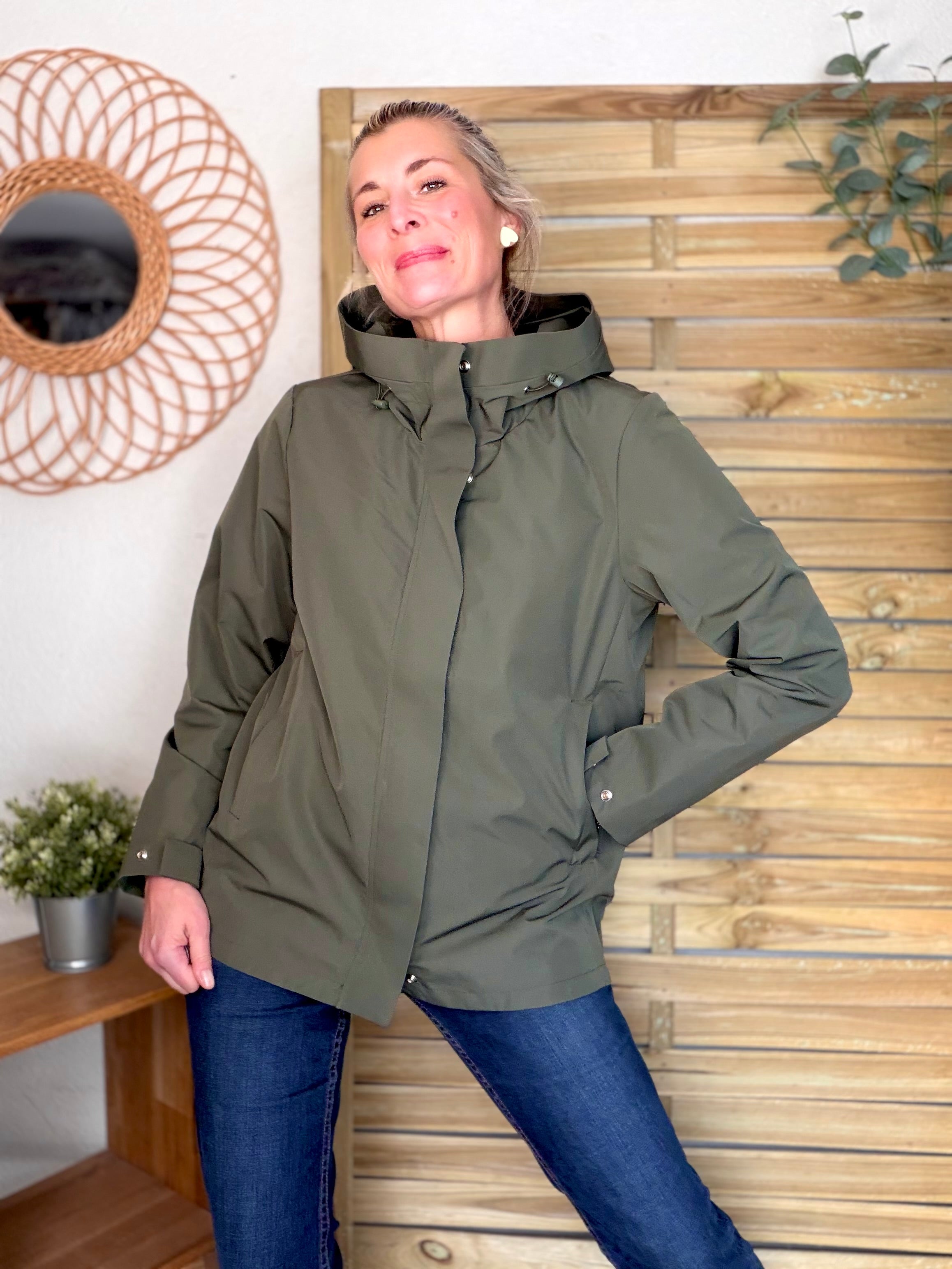 Imperméable LAURENCE mi-long - Kaki