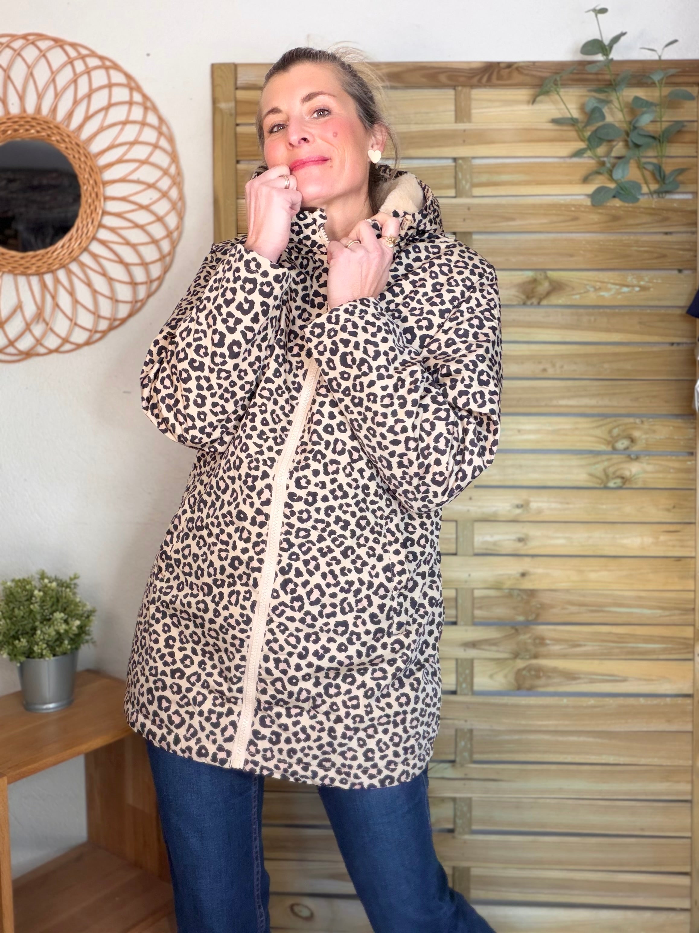 ⚡️ ARRIVAGE - Parka Imperméable fourré ALICE - Léo beige