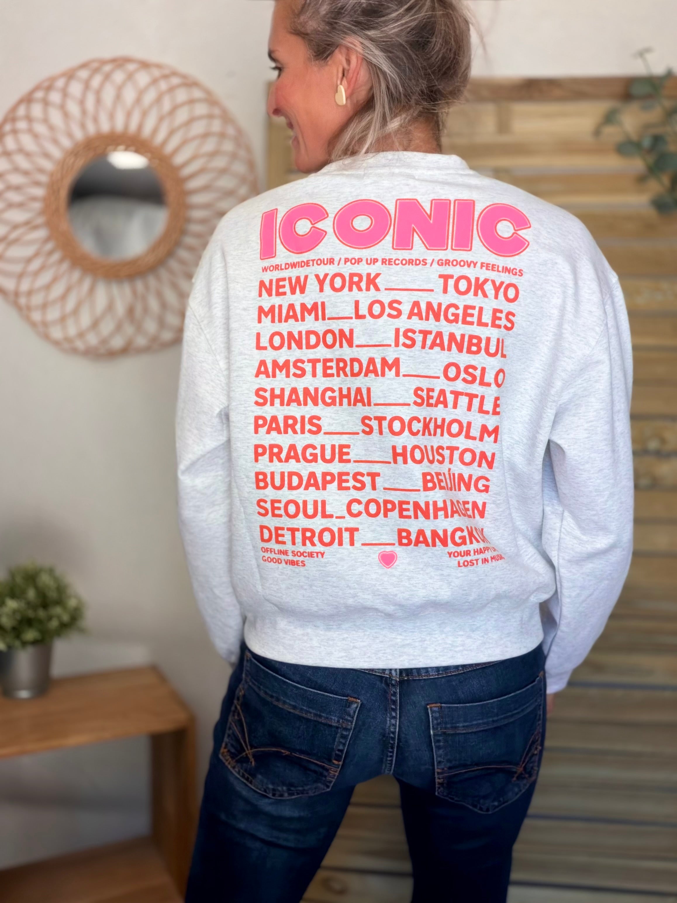 Sweat ICONIC ultra doux OMBLINE - Gris