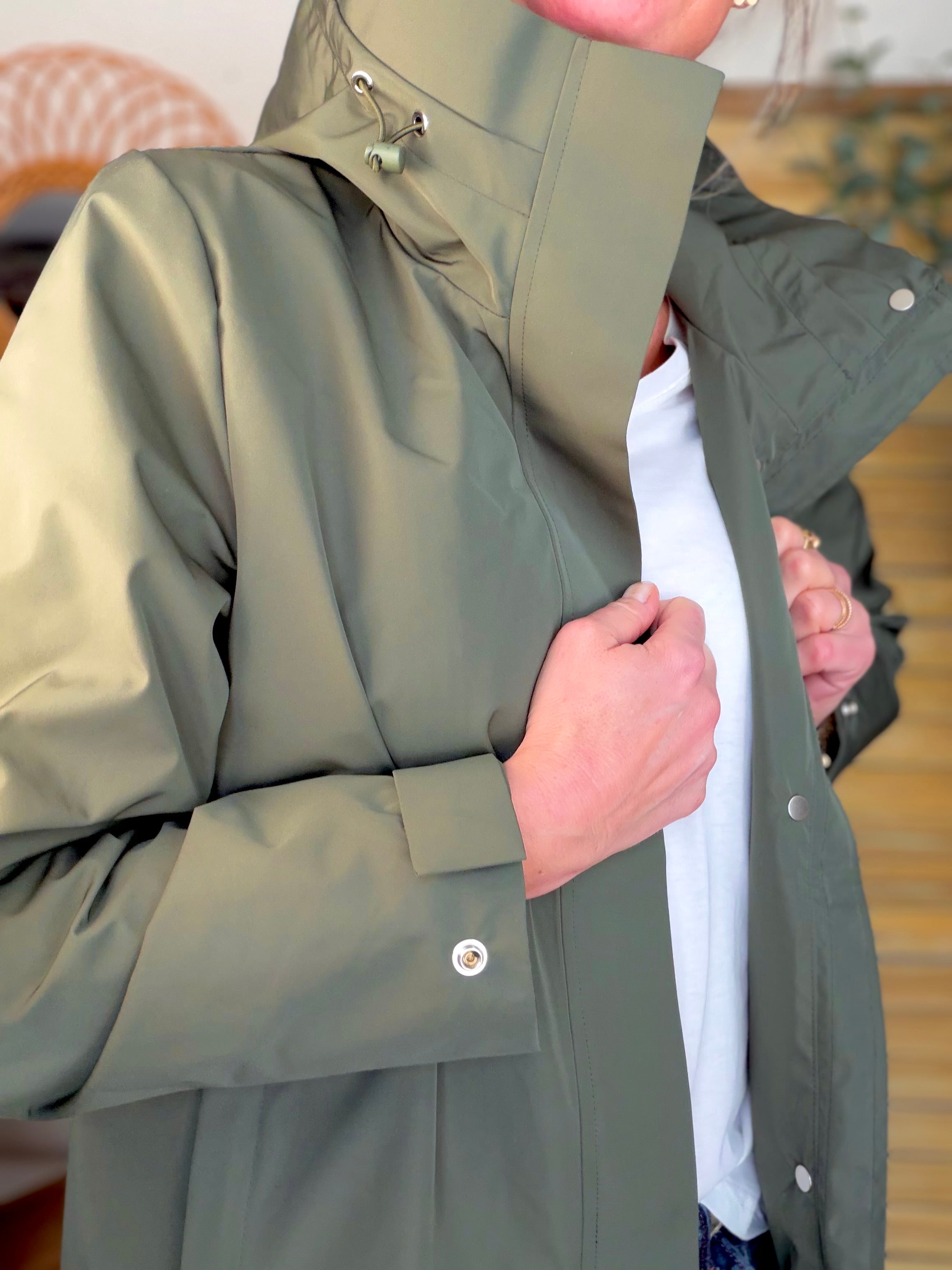 Imperméable LAURENCE mi-long - Kaki