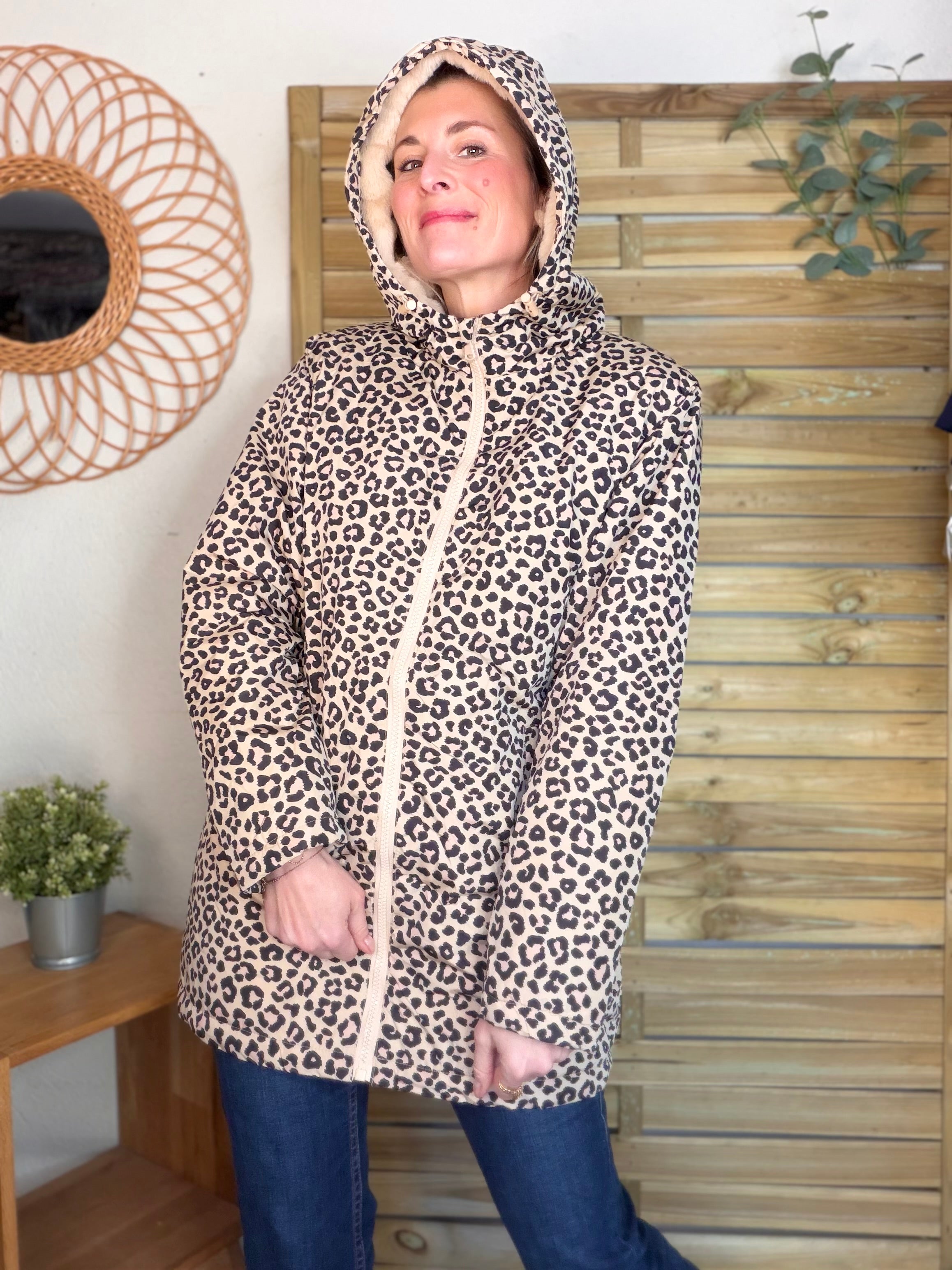 ⚡️ ARRIVAGE - Parka Imperméable fourré ALICE - Léo beige