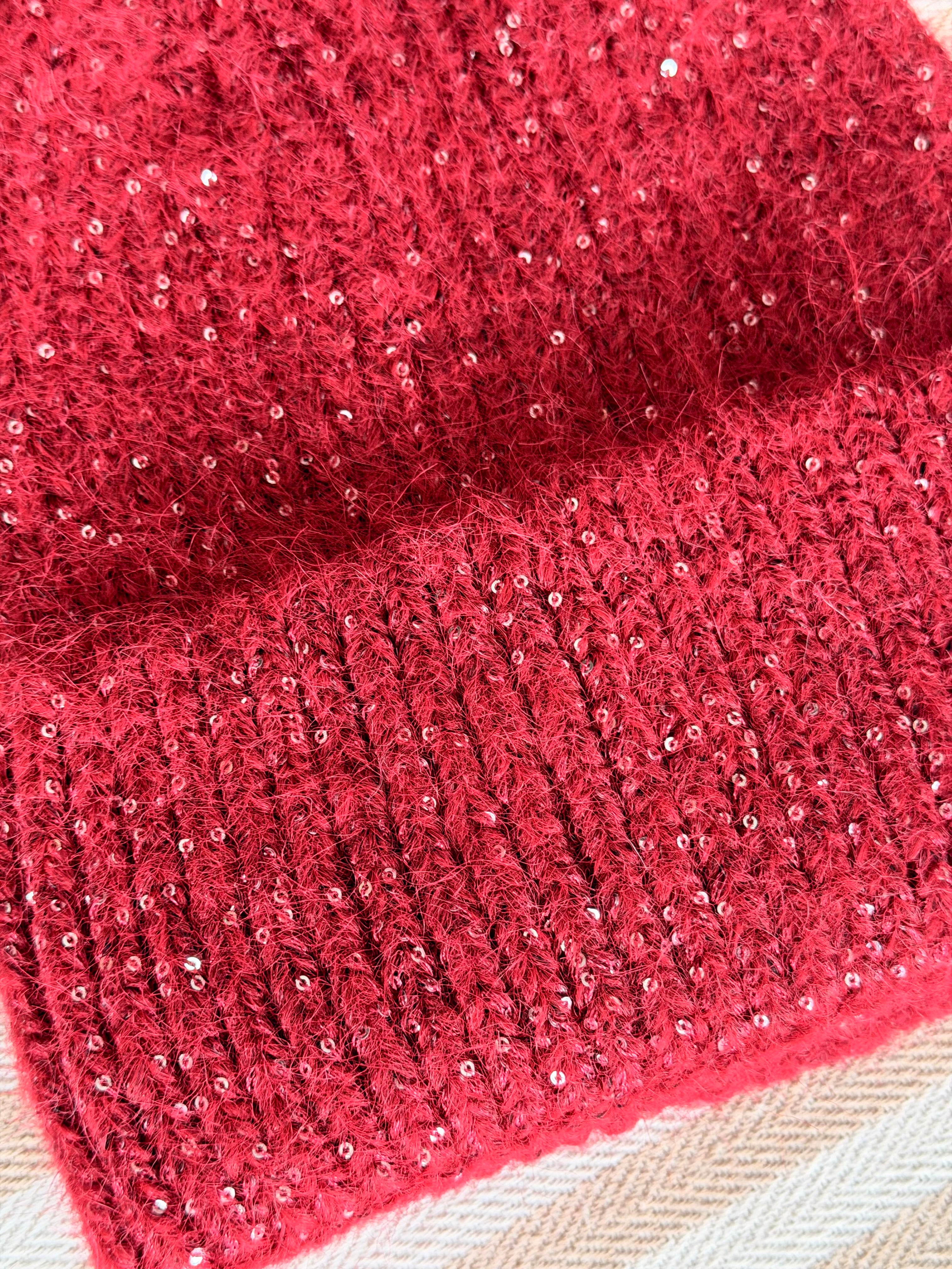 Bonnet en laine avec sequins ÉLOI