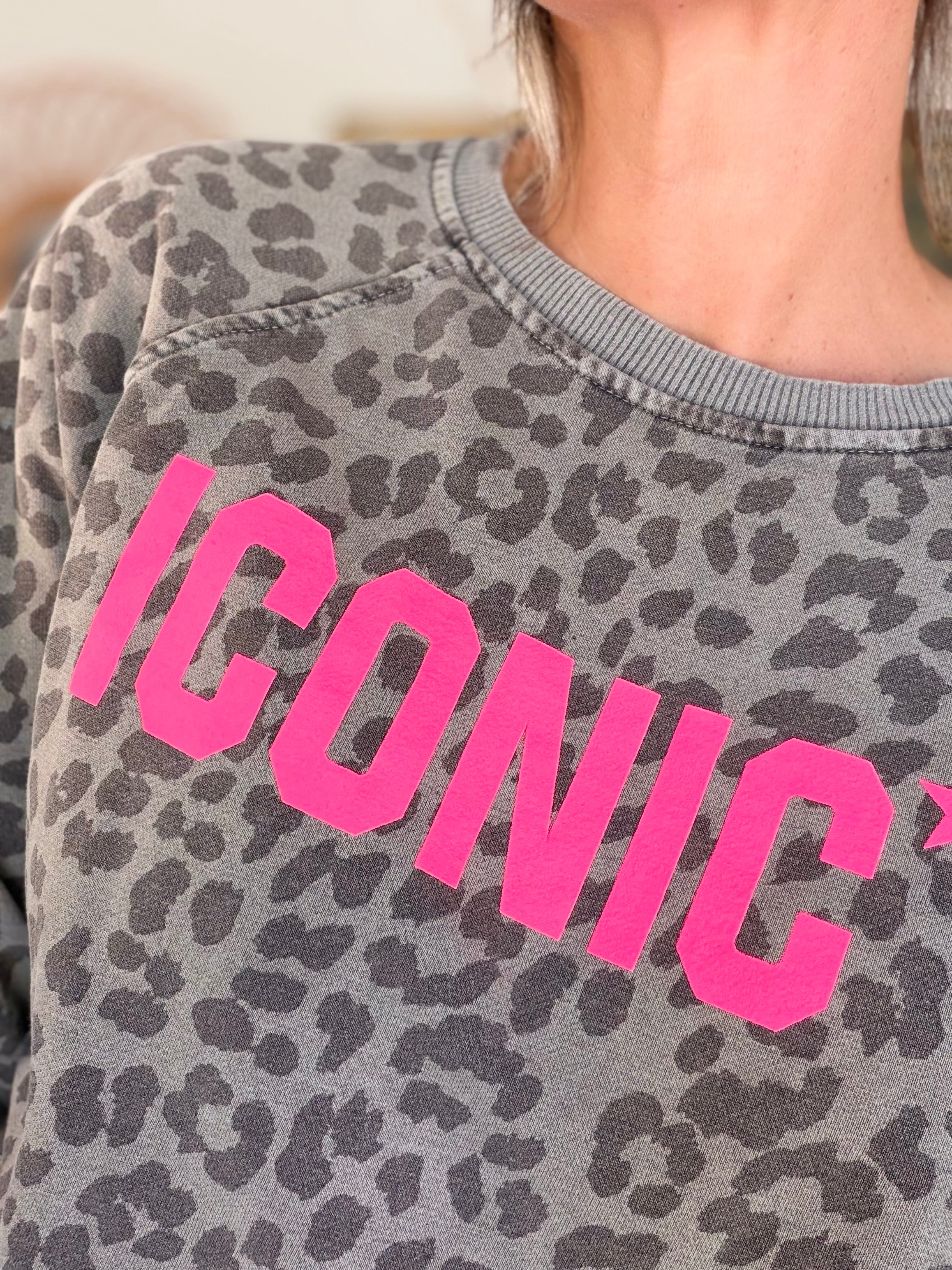 Sweat ICONIC Léo - ANGELA Gris