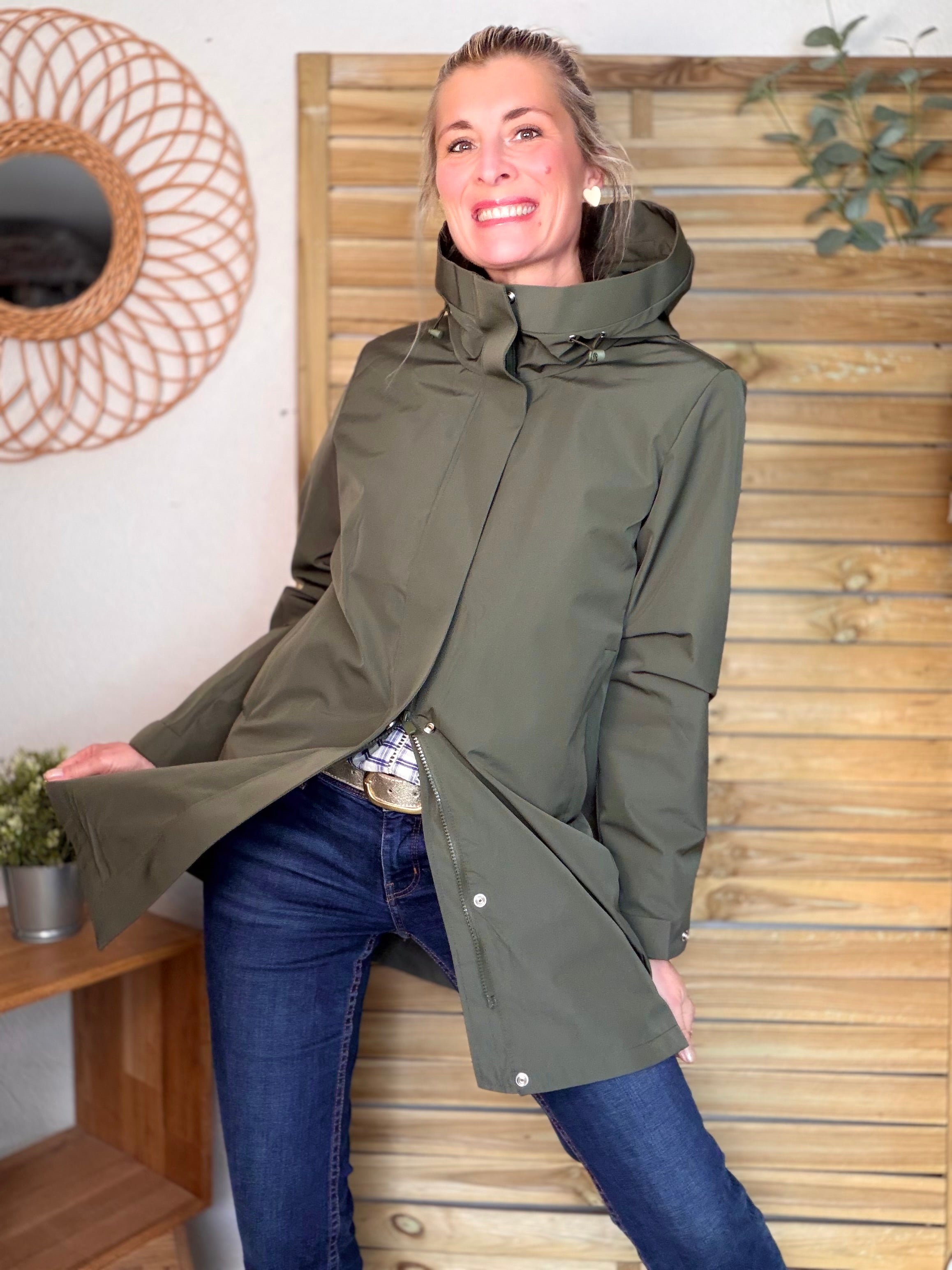 Imperméable LAURENCE long - Kaki