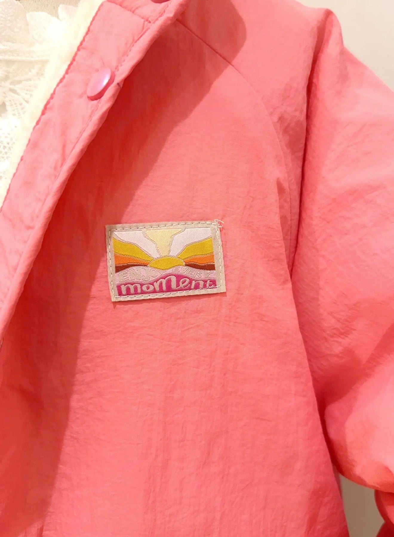 Veste matelassée réversible Sherpa AMÉLIE Rose