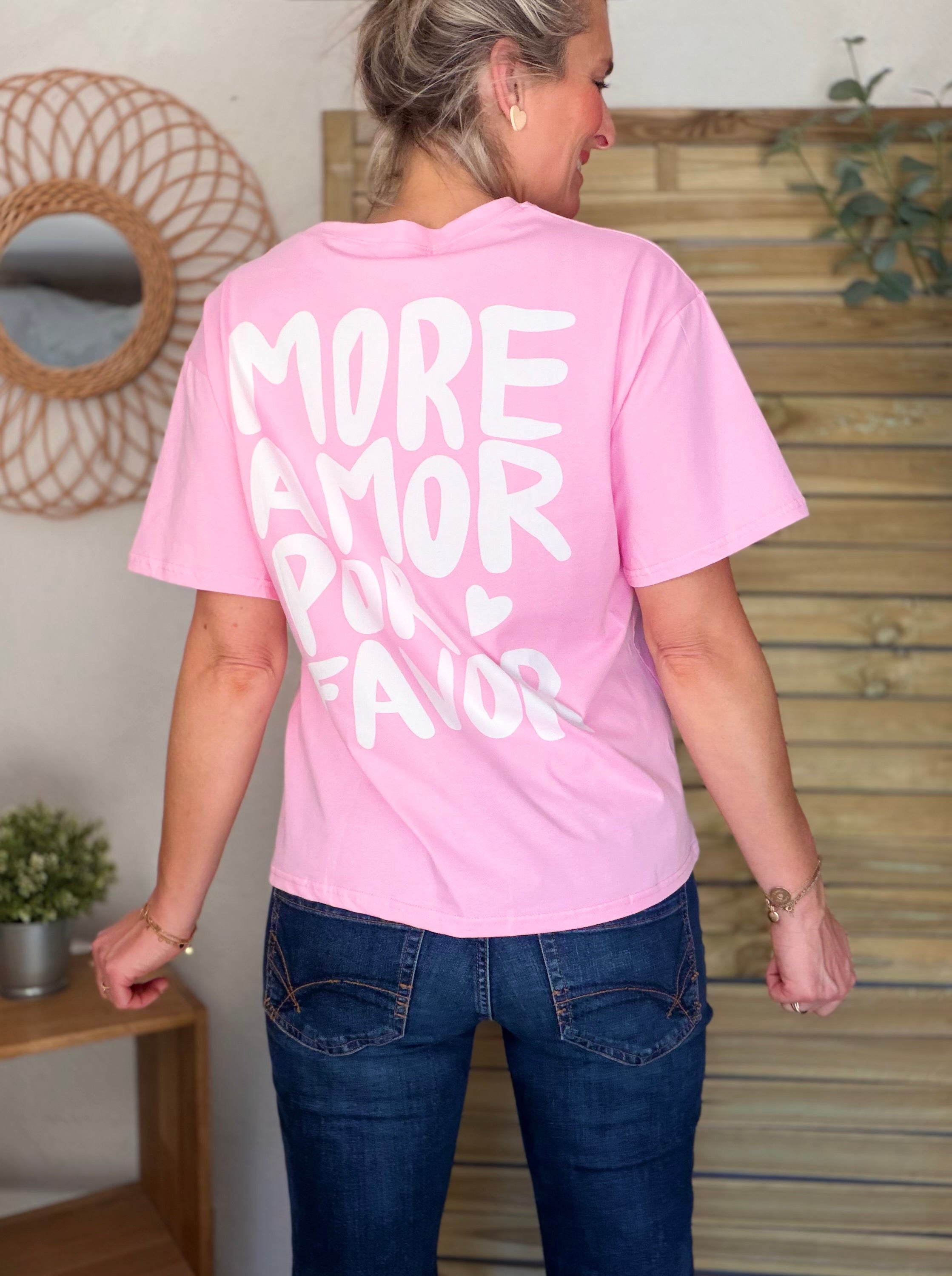Tee shirt MORE AMOR POR FAVOR - RITA Rose