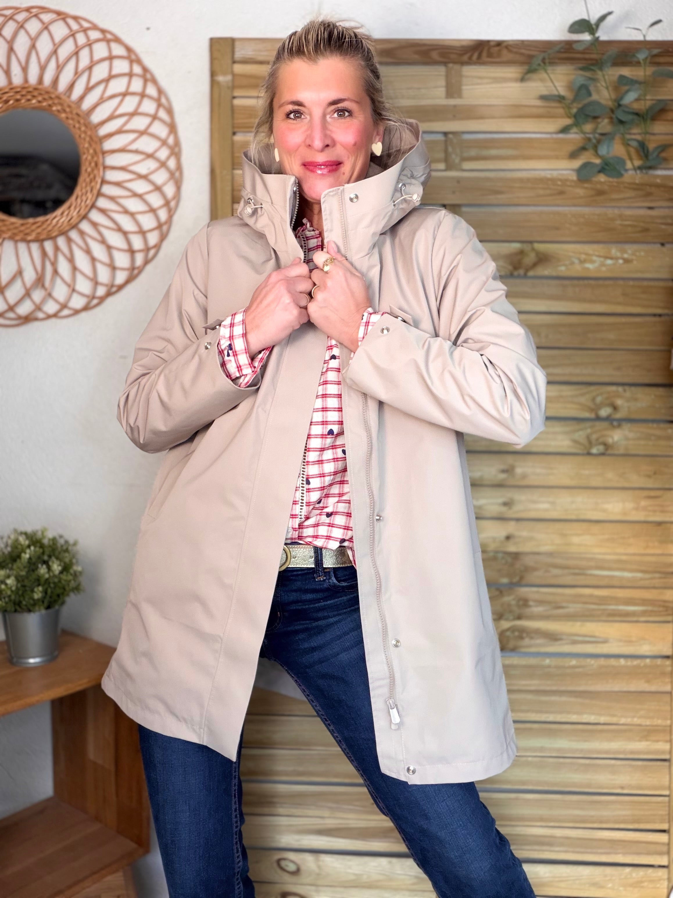 Imperméable LAURENCE long - Beige
