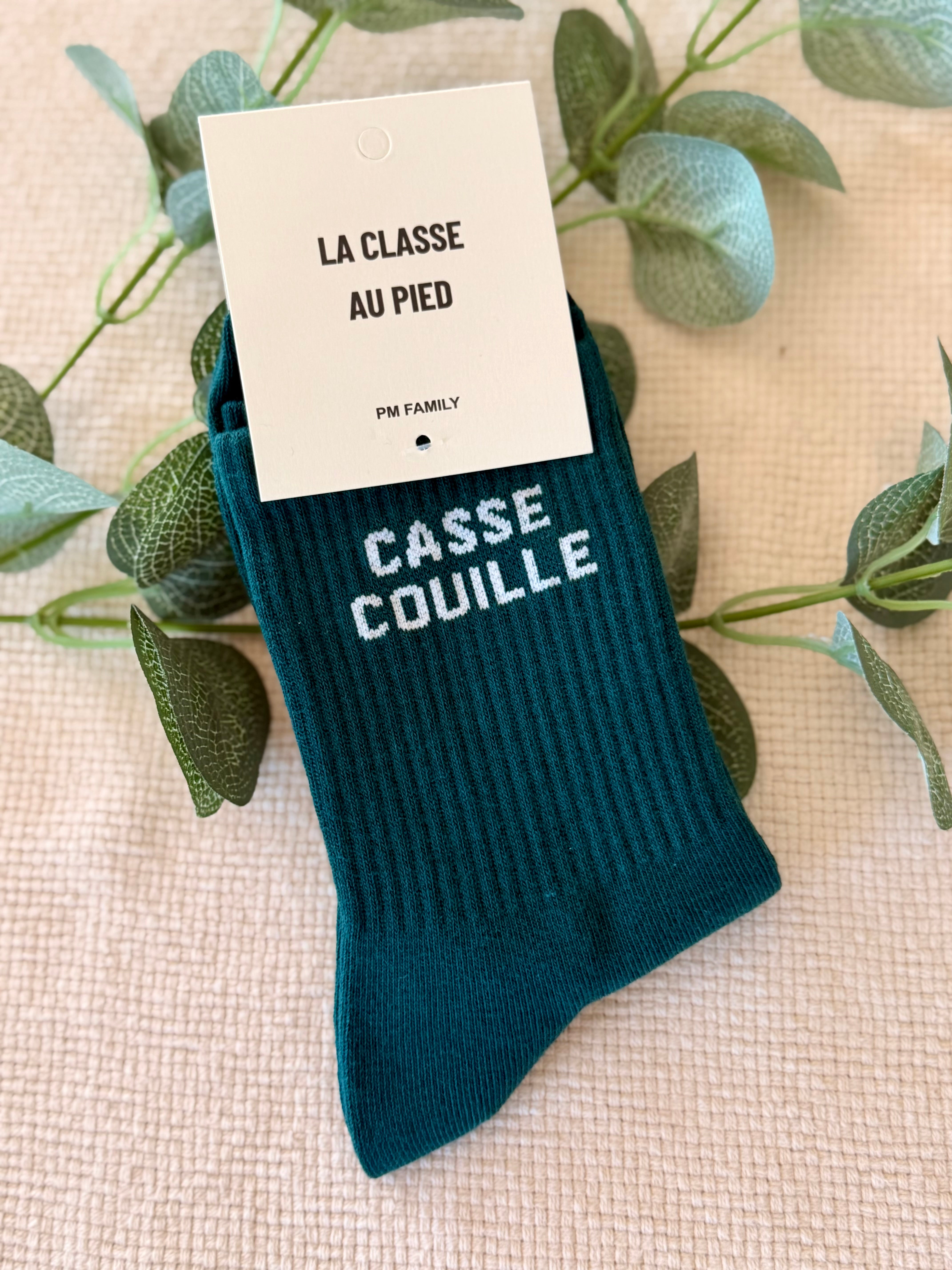Chaussettes à message LA CLASSE AU PIED - ZACK