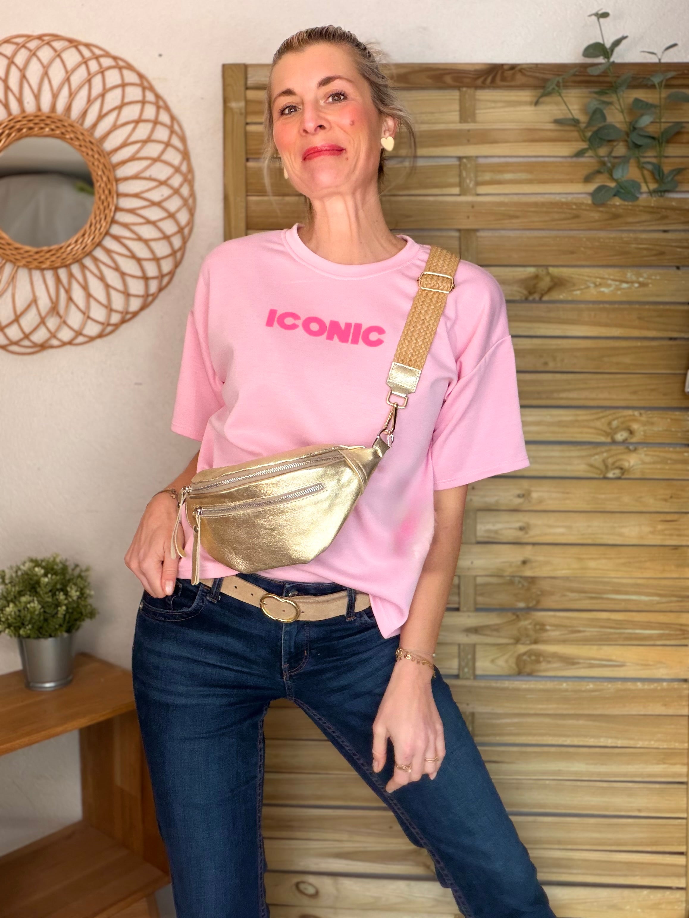 Tee shirt ICONIC - THÉA Rose