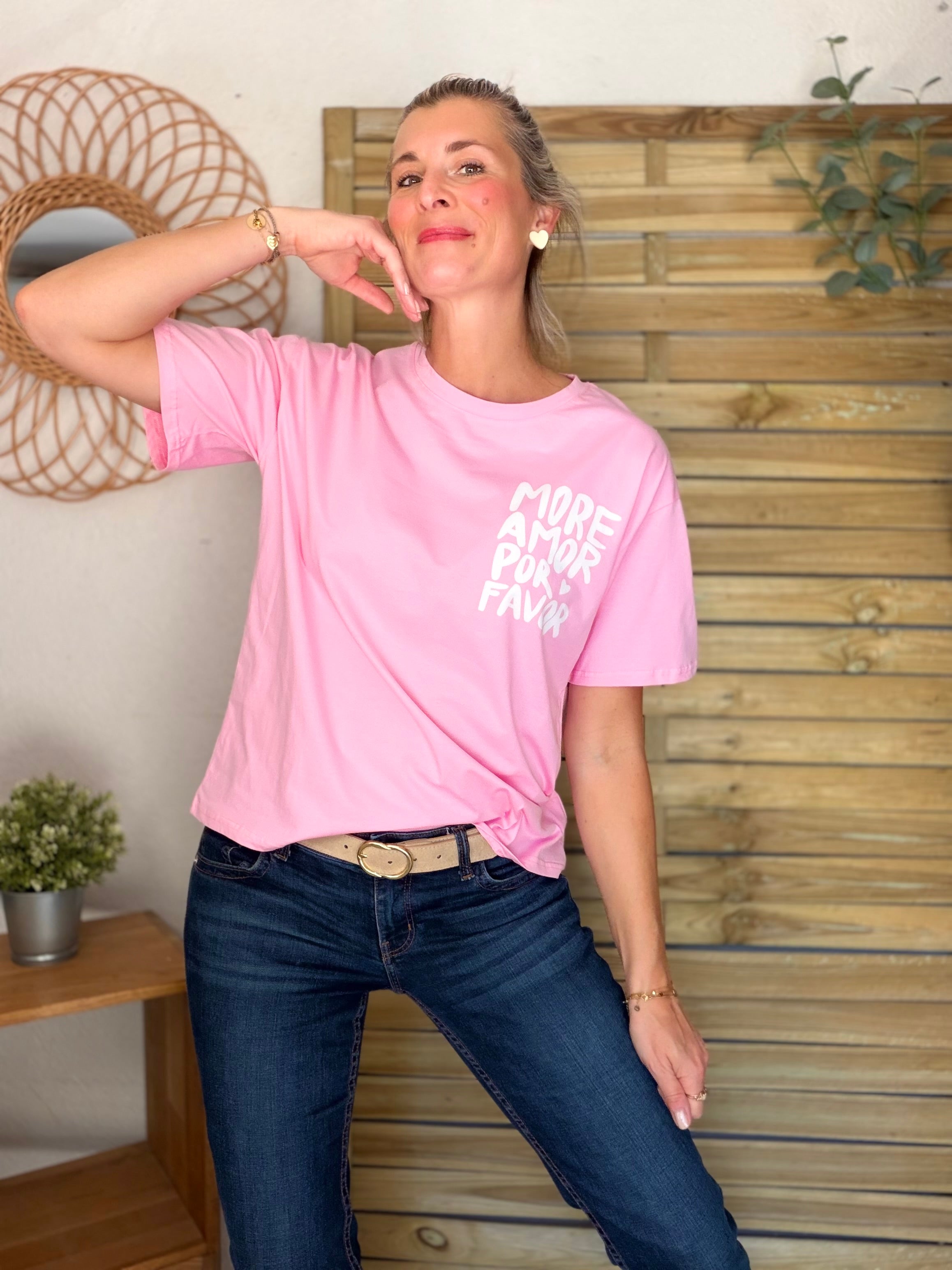 Tee shirt MORE AMOR POR FAVOR - RITA Rose