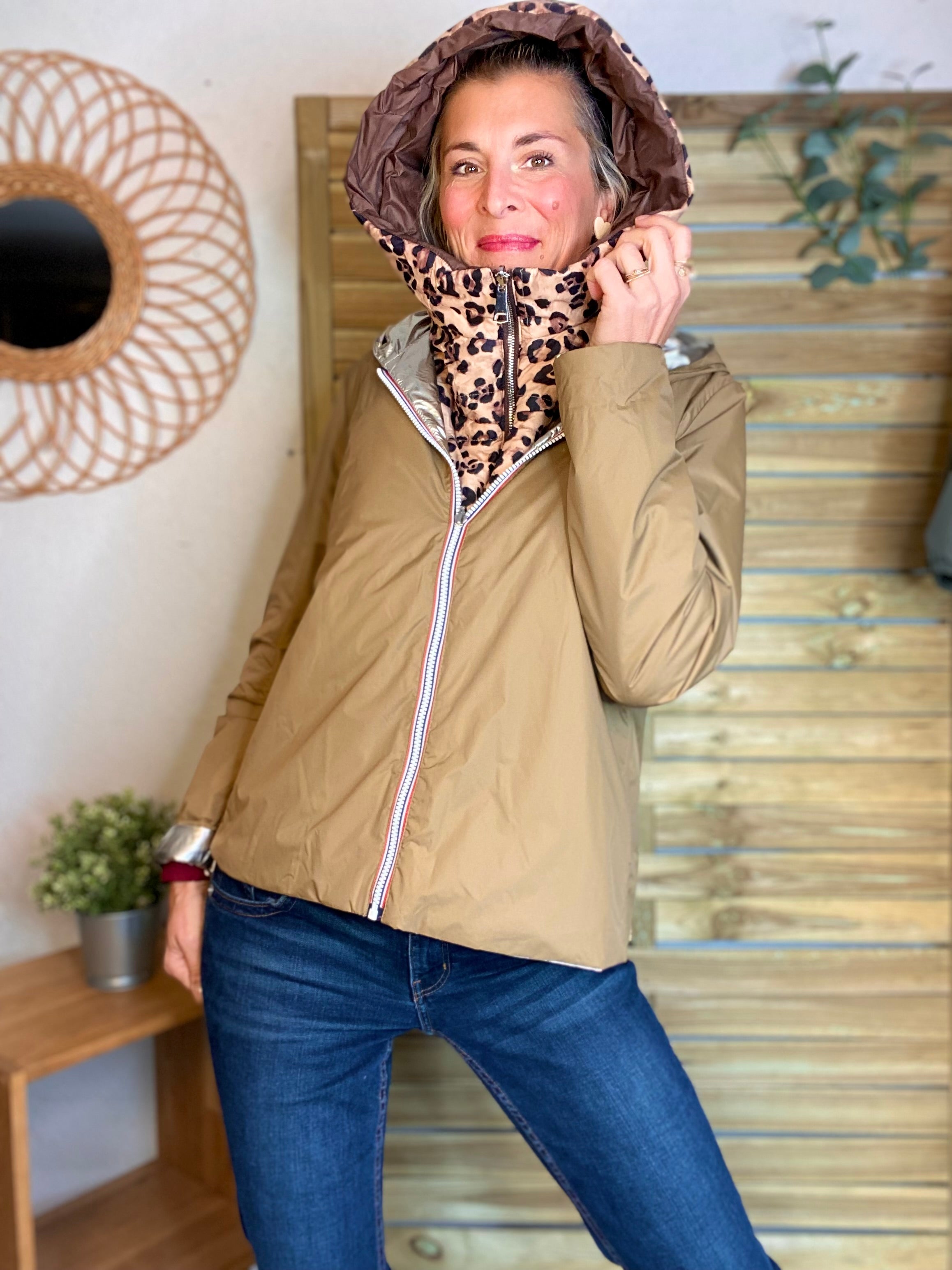 Col capuche amovible ARCHIE - Choco Léo 🐆