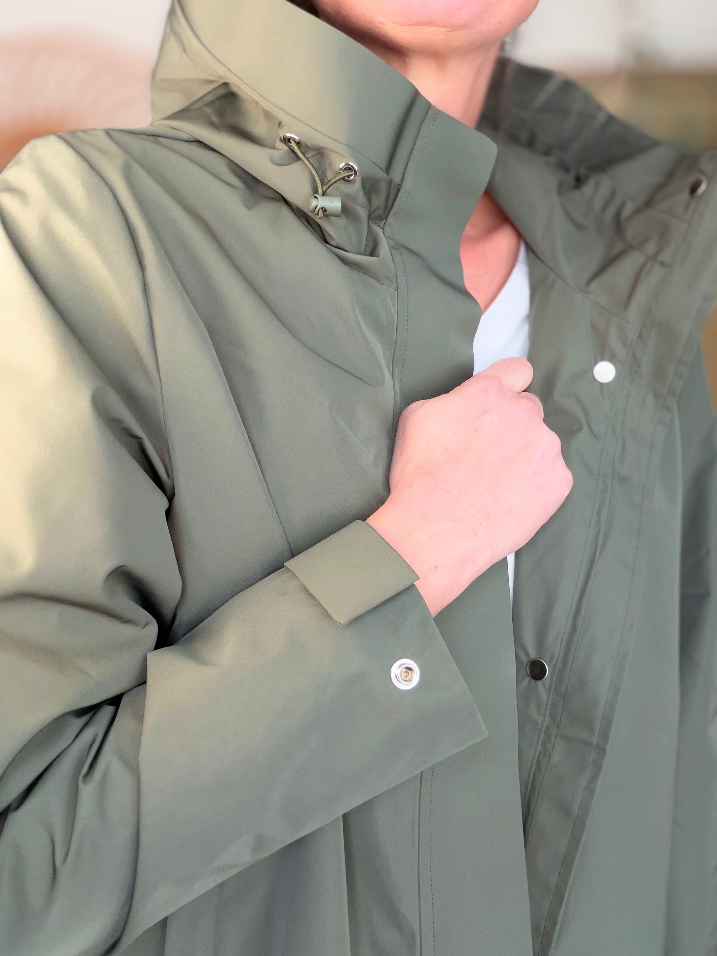 Imperméable LAURENCE mi-long - Kaki