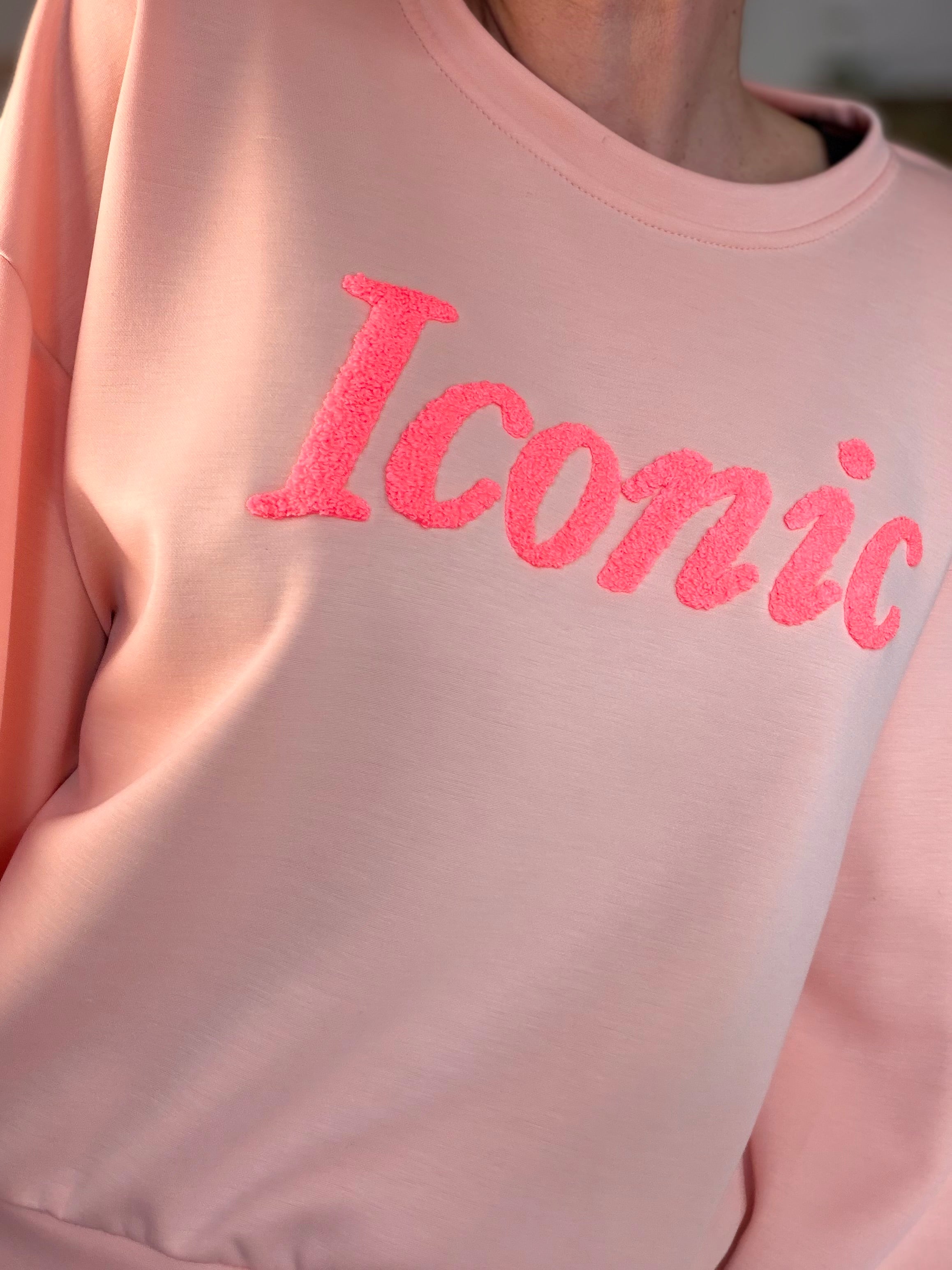 Sweat doux Iconic  - LAURINE Saumon/Rose