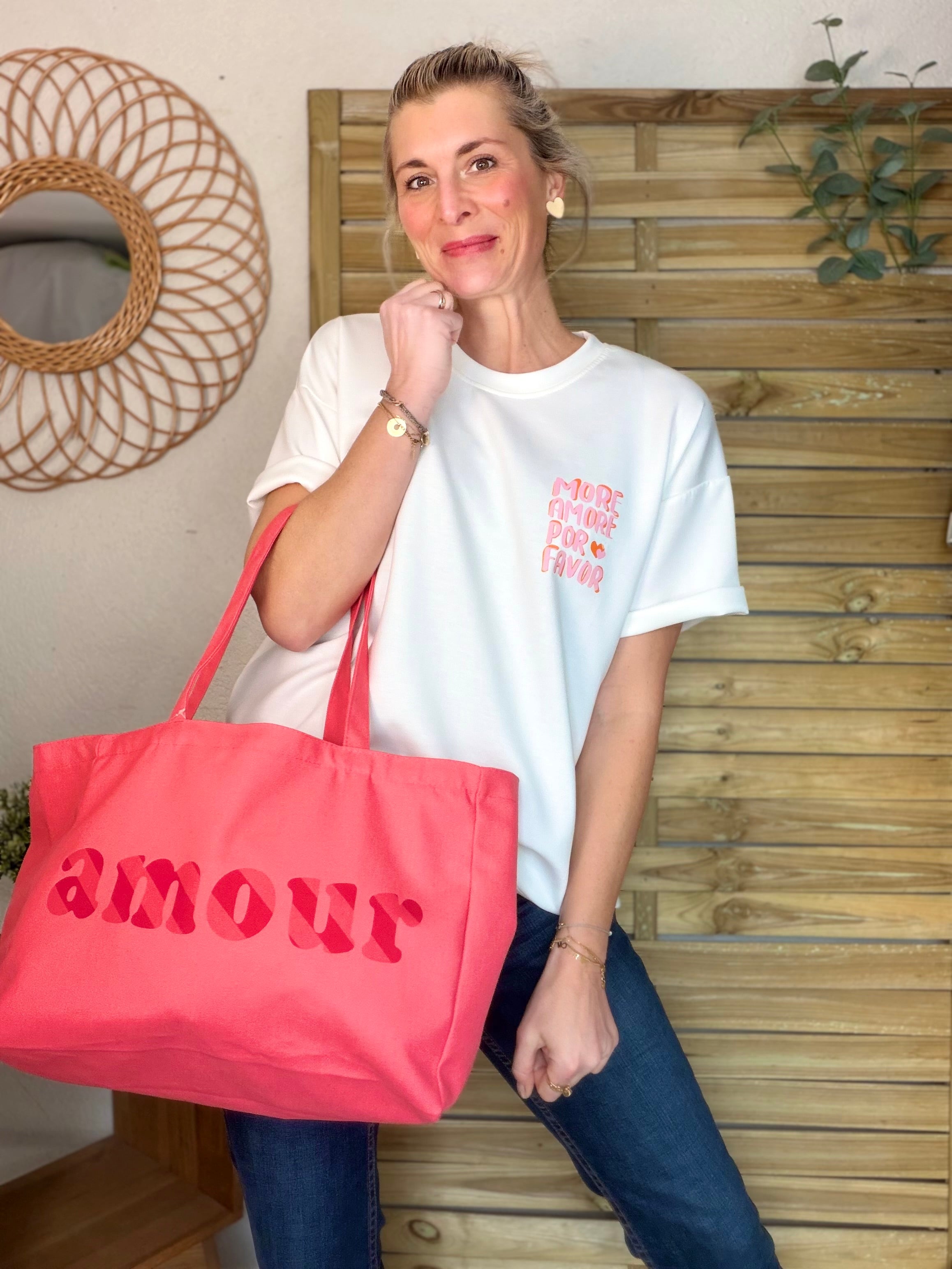 Grand cabas Tote bag amour BELLY