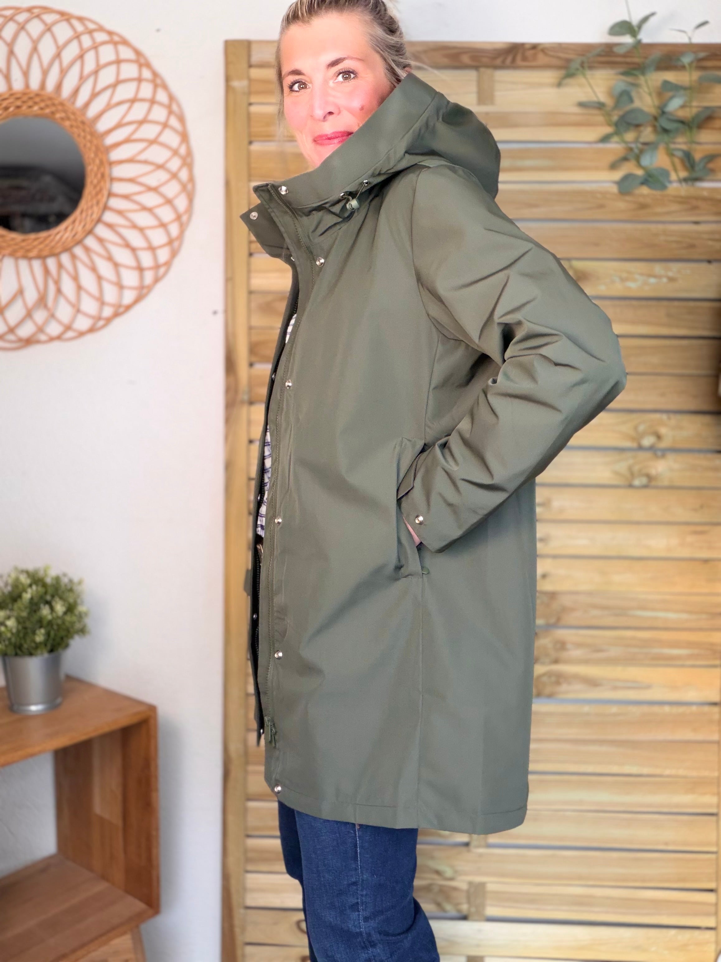 Imperméable LAURENCE long - Kaki