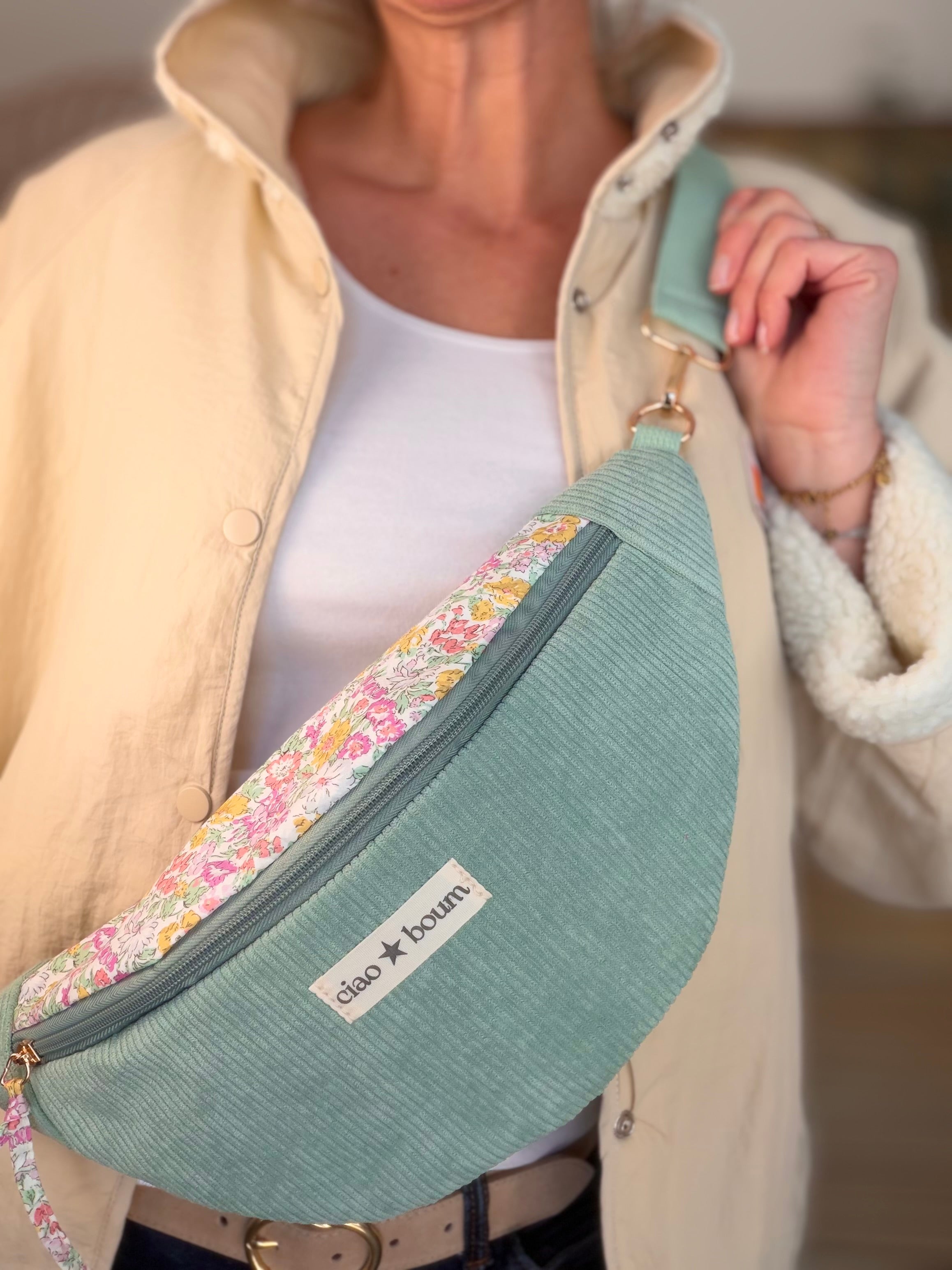 Sac banane Ciao Boum - IVY Liberty - Vert d’eau