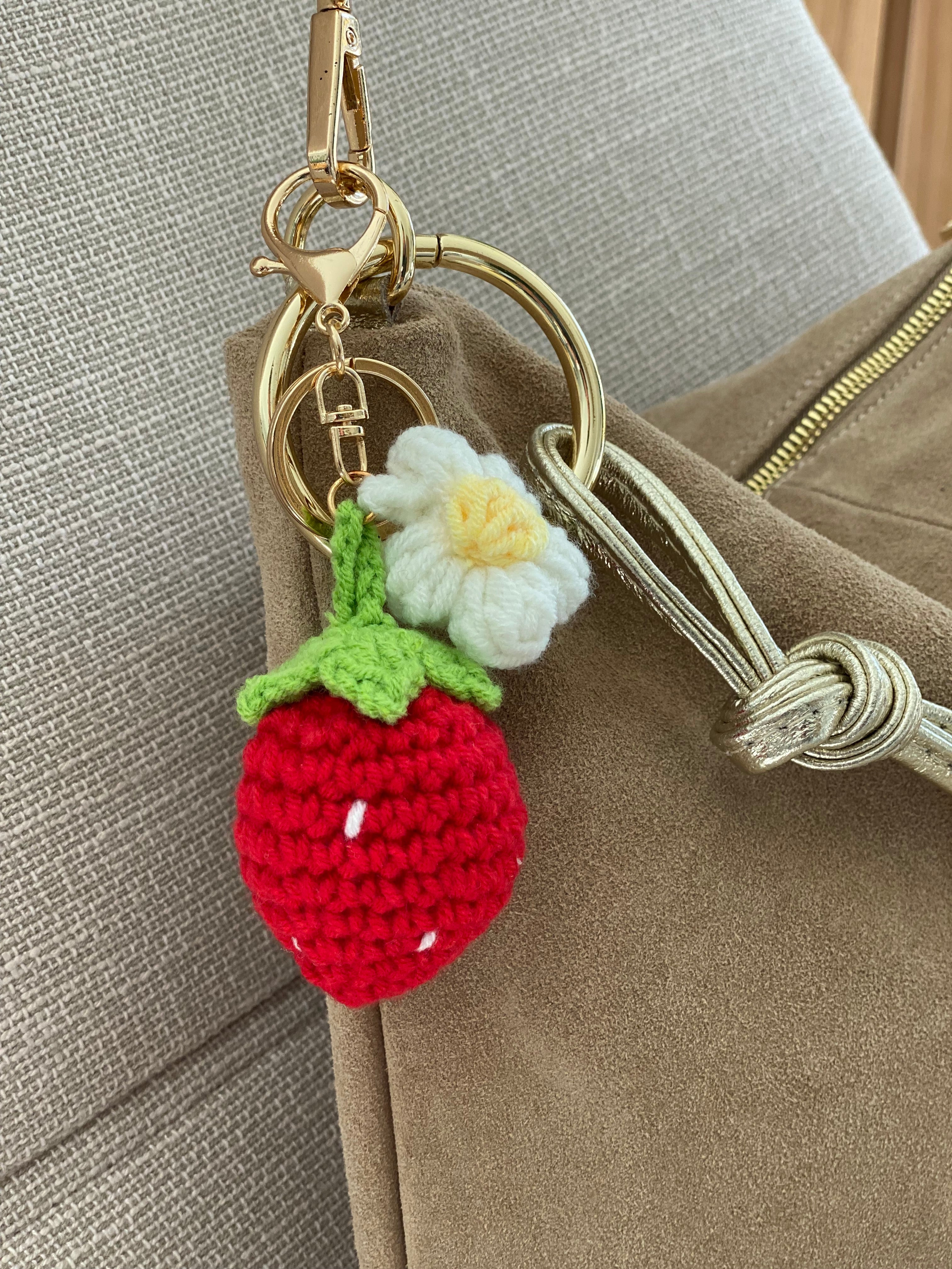 Porte-clefs Grigri en crochet ANATOLE