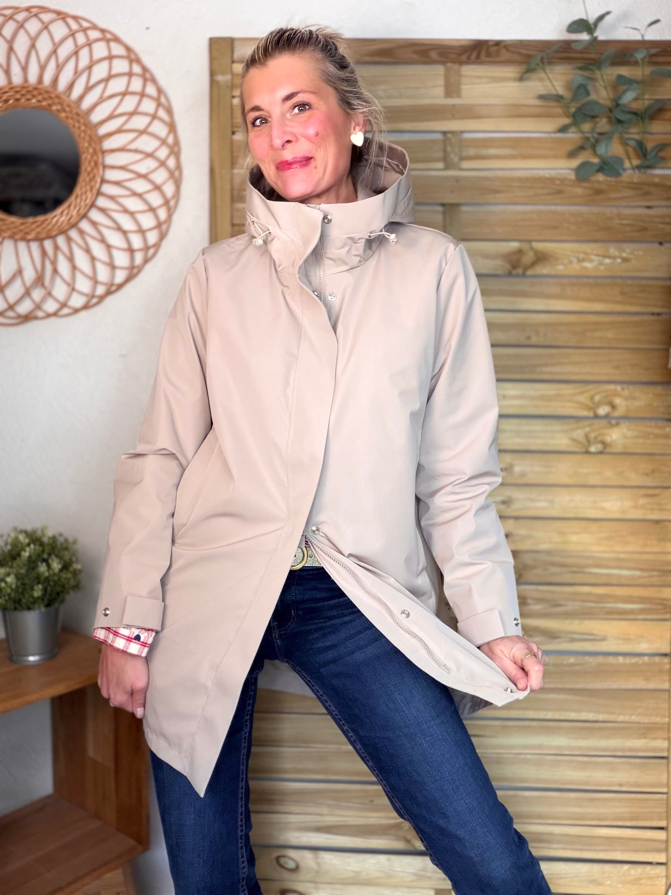 Imperméable LAURENCE long - Beige
