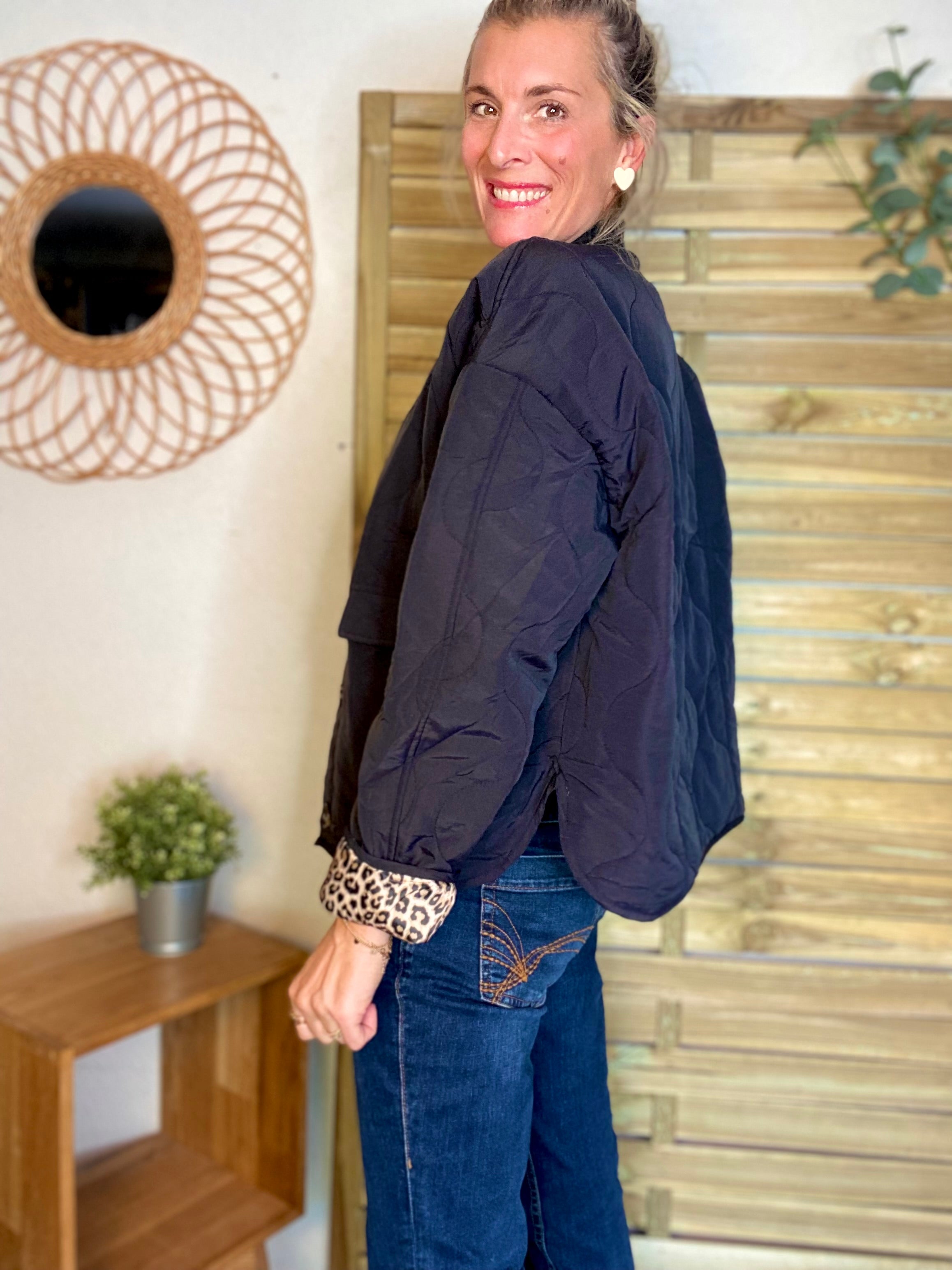 ⚡️ PÉPITES FRIDAY - Veste matelassée noir/léo HARPER