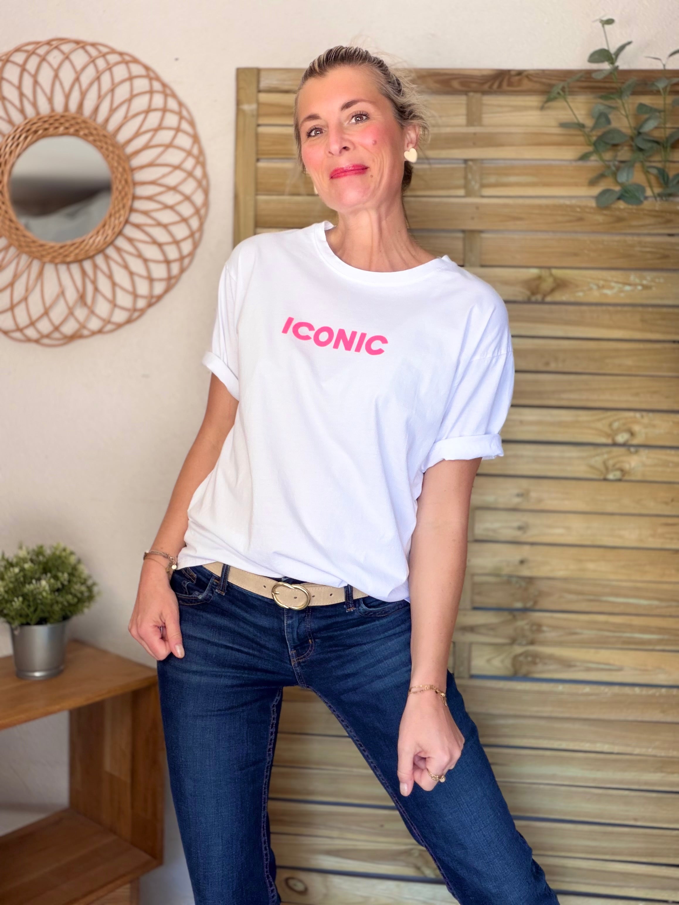 Tee shirt ICONIC DANA Blanc