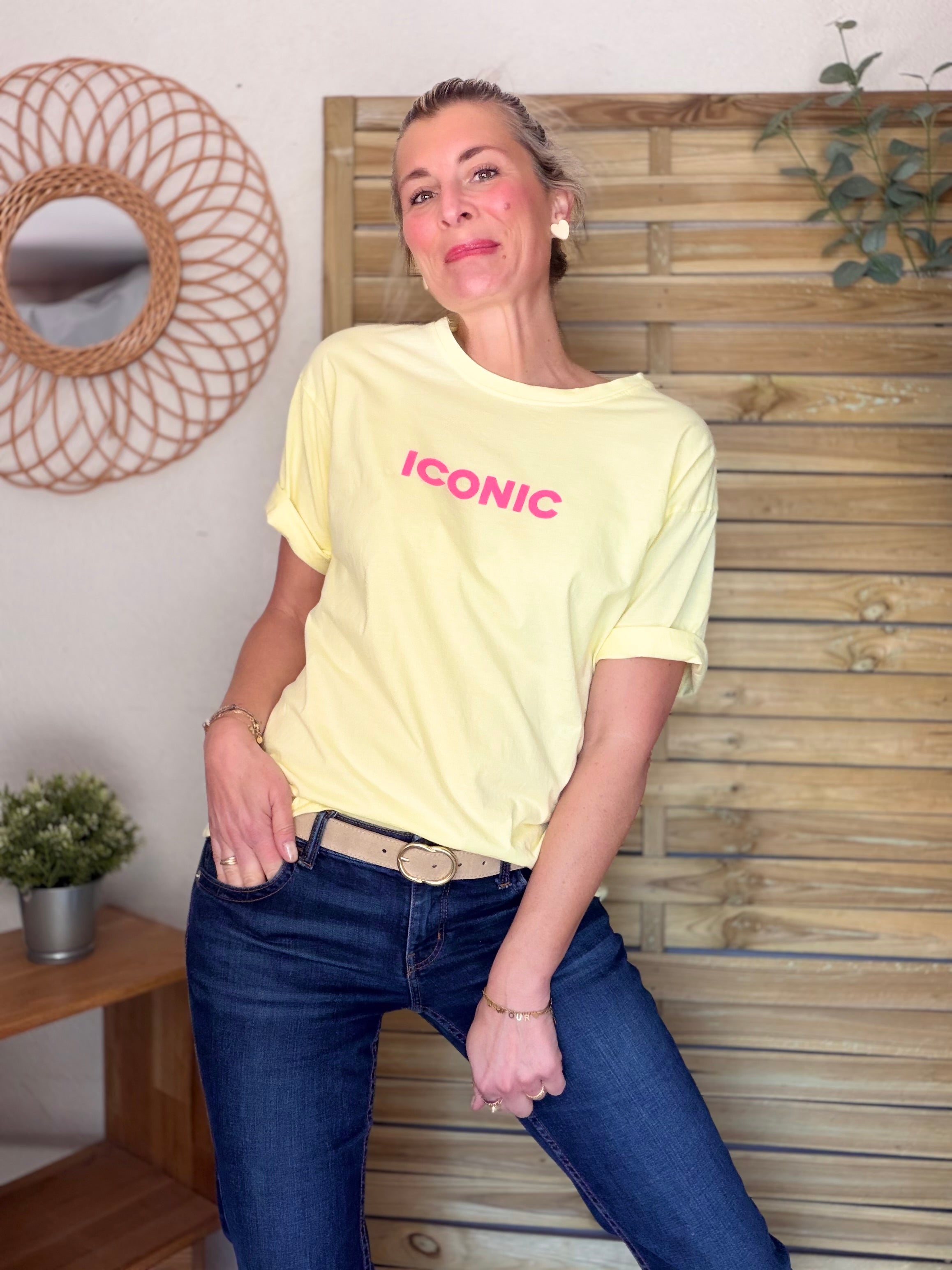 Tee shirt ICONIC DANA Jaune