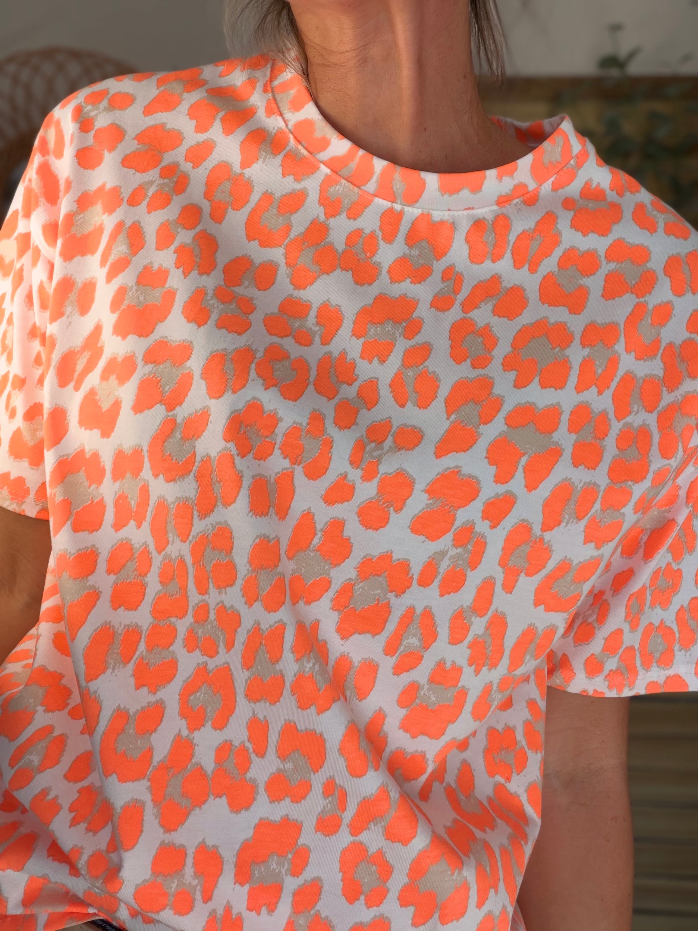 Tee shirt Léo ODESSA Orange fluo