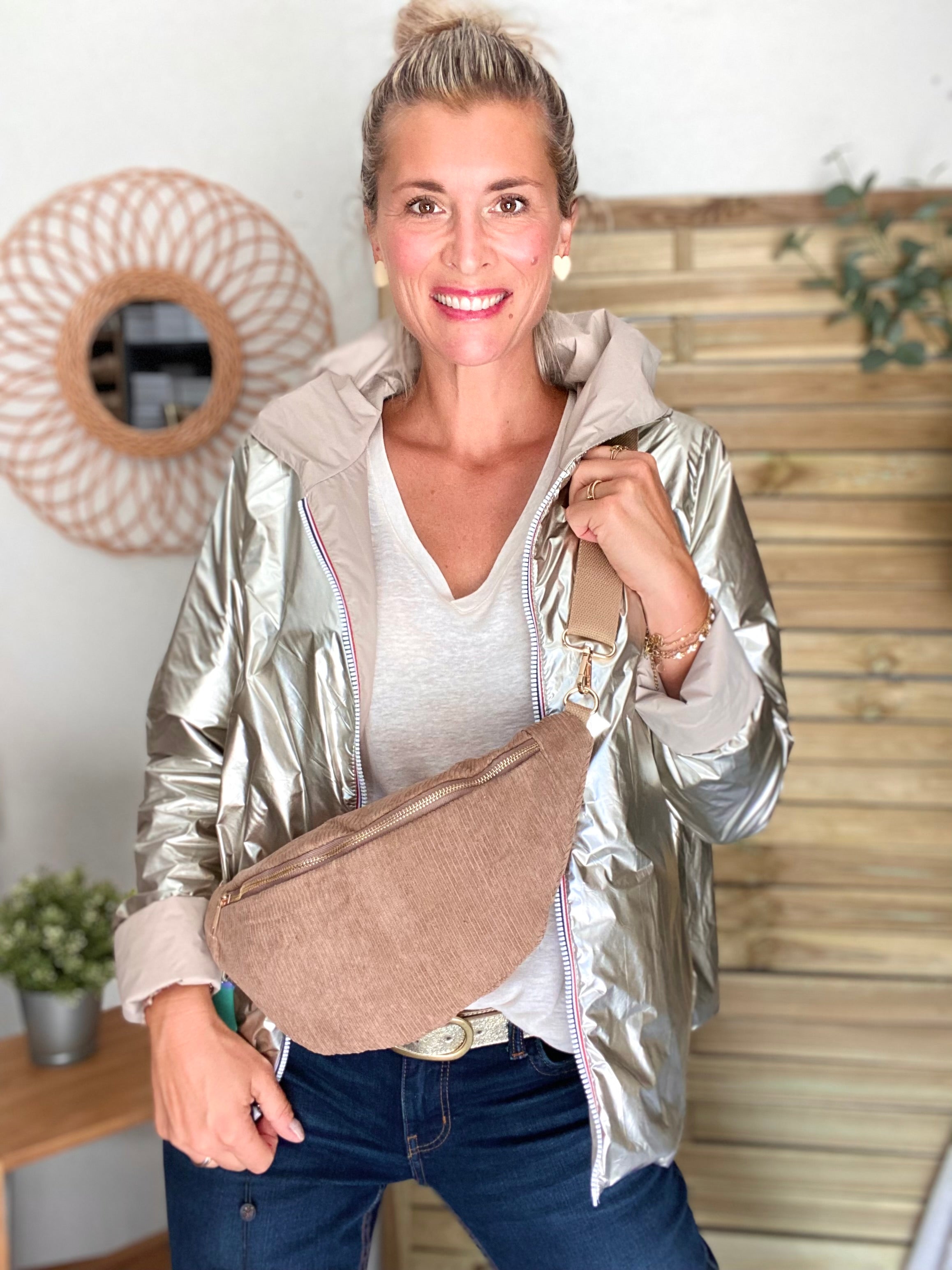 Sac banane XL Ciao Boum - IVY - Taupe (20 coloris)