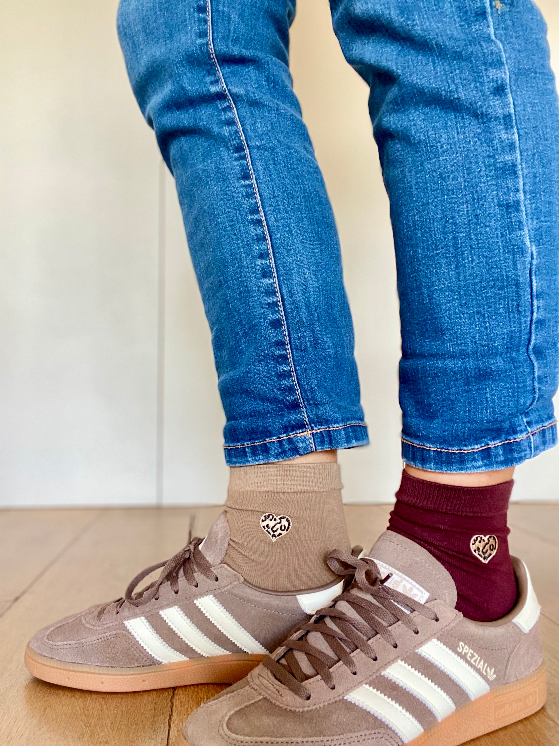 Chaussettes Coeur Léo 🐆 SANDY