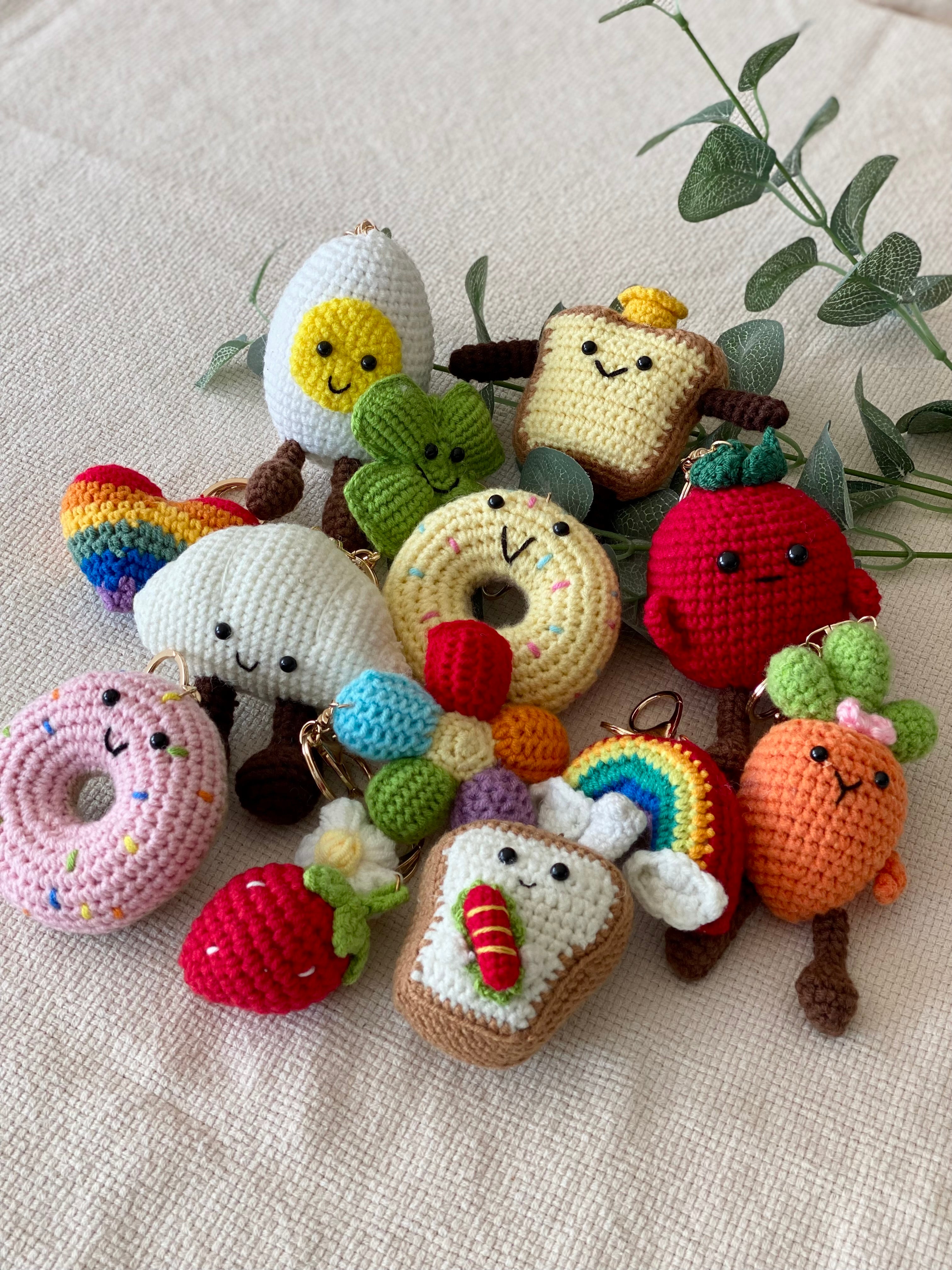 Porte-clefs Grigri en crochet ANATOLE