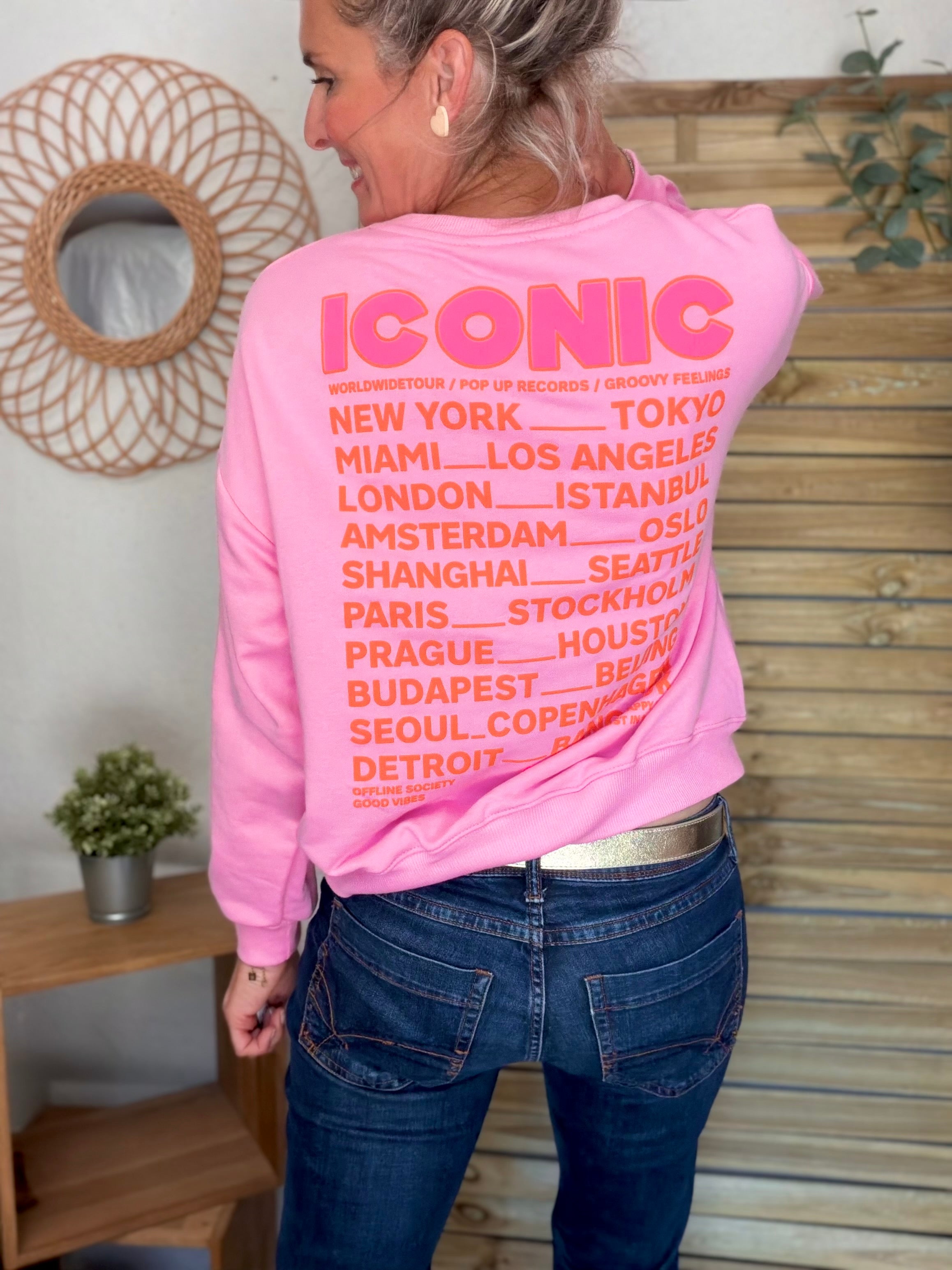 Sweat ICONIC COLINE - Rose
