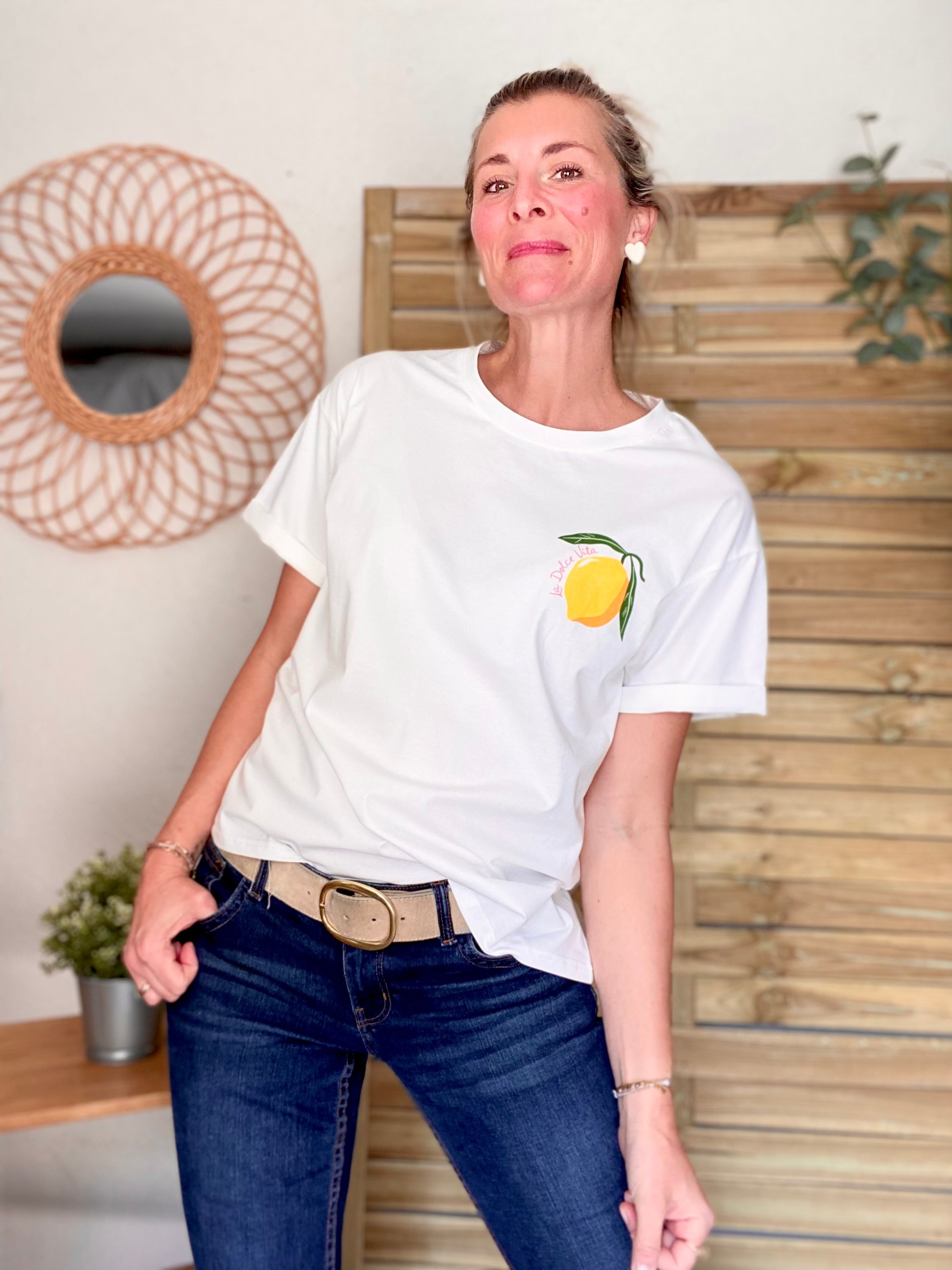 Tee shirt la Dolce Vita 🍋  ALICIA